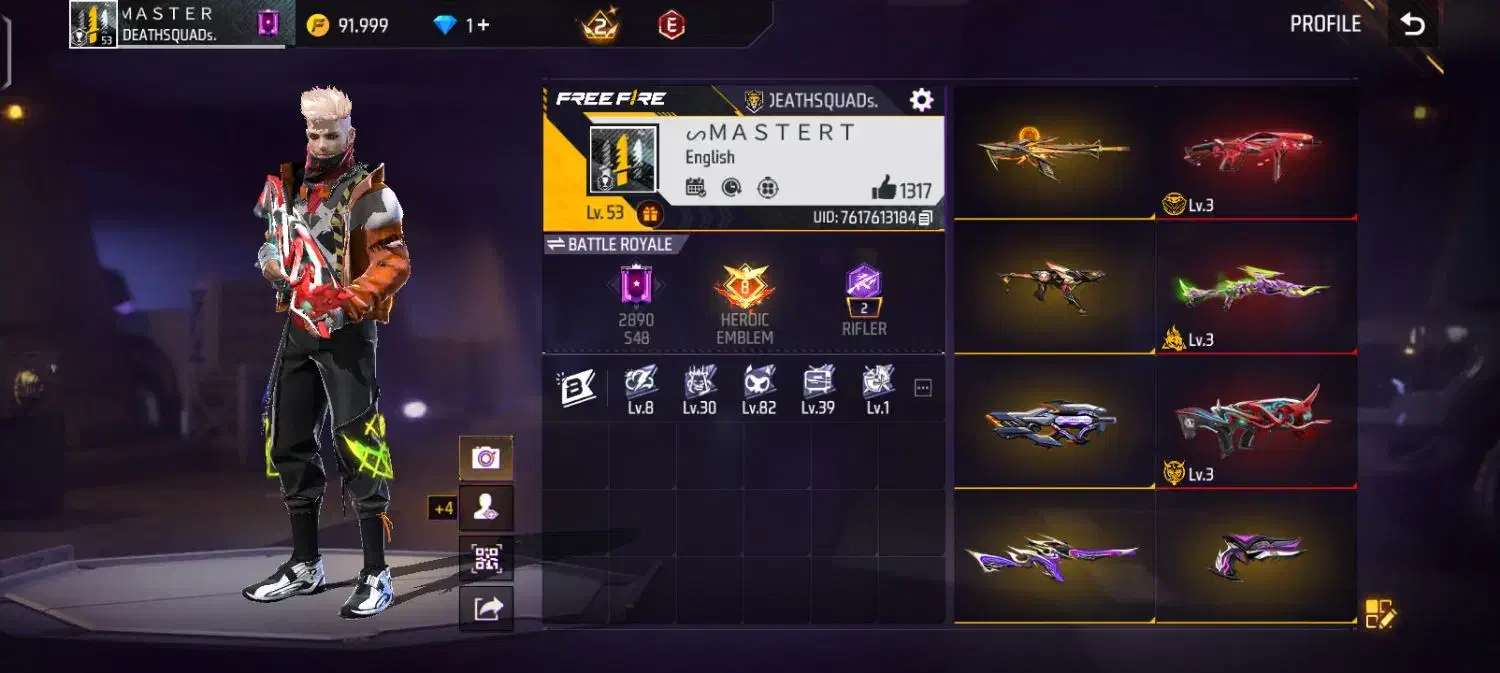 اکانت فری فایر|کنسول، بازی ویدئویی و آنلاین|سیرجان, |دیوار