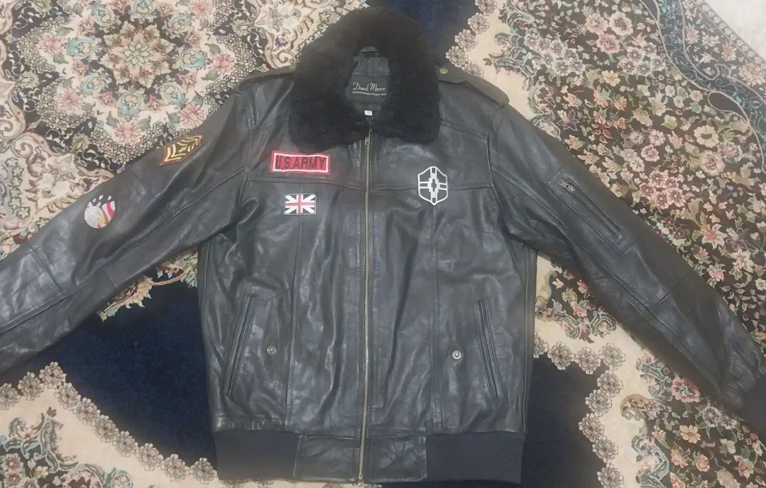 کاپشن چرم اصلی|لباس|کرمانشاه, |دیوار