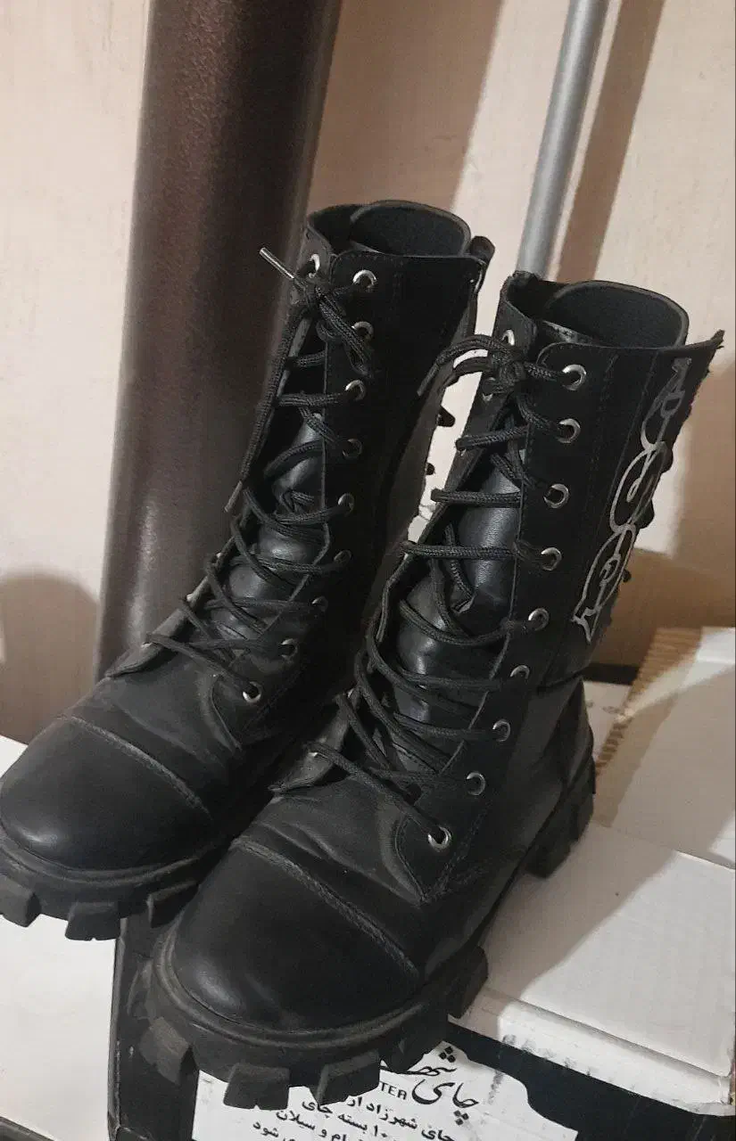 بوت چرمی دخترانه|کیف، کفش، کمربند|سلماس, |دیوار