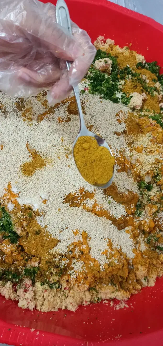 موادآماده فلافل کنجدی با ادویه مخصوص و طعم خاص|خوردنی و آشامیدنی|بندرعباس, |دیوار