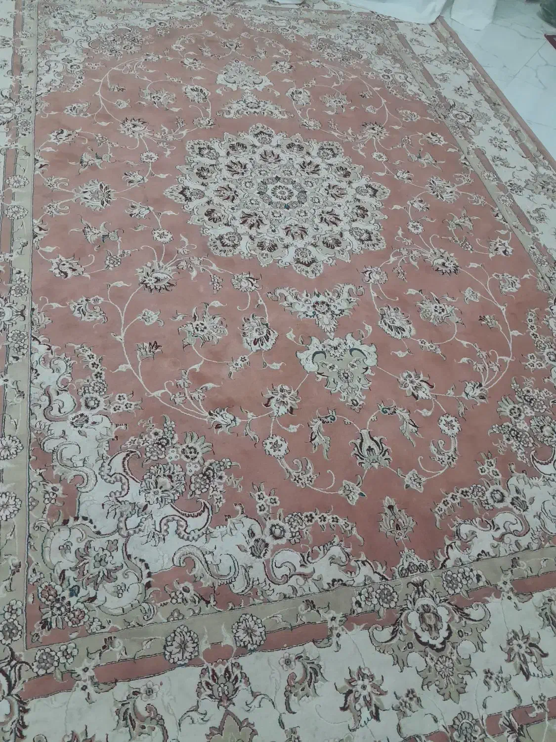 جفت فرش ۹ متری ضخیم در حد نو|فرش|فردوس (خراسان), |دیوار