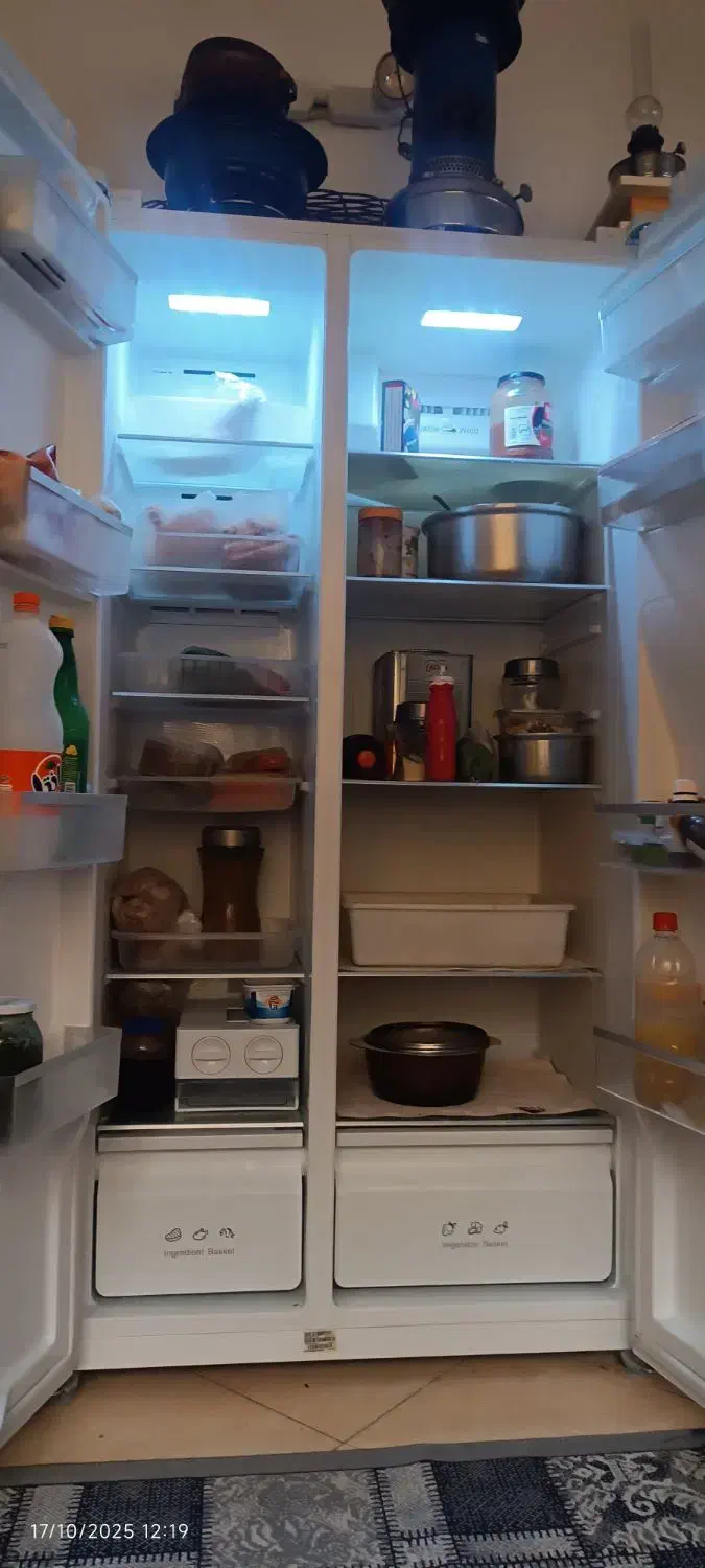 یخچال نیمه ویاطرح ساید|یخچال و فریزر|مشهد, کارمندان دوم|دیوار