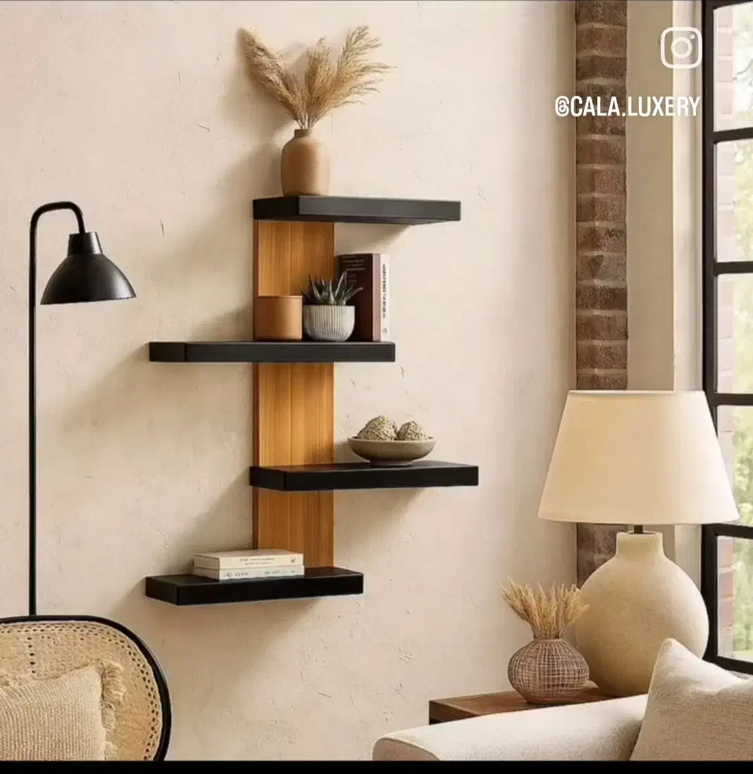 شلف اکسسوری قفسه دکوراسیون|کتابخانه، شلف، قفسههای دیواری|ارومیه, |دیوار