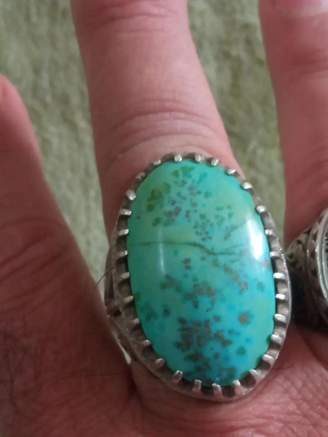 انگشتر فیروزه شجر|جواهرات|کهریزک, |دیوار