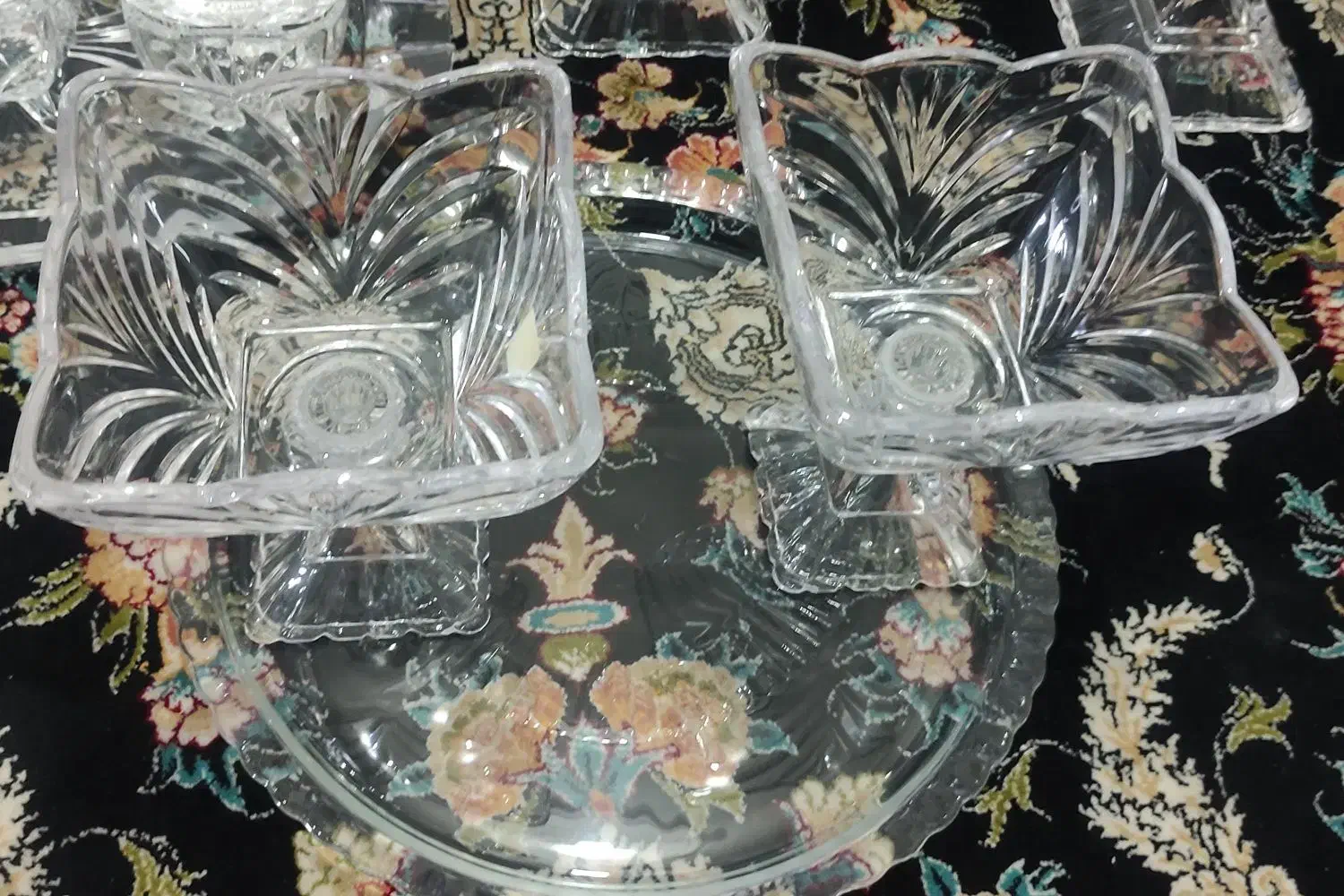 ظروف کریستال مجستری خورشیدی. پنج میلیون|ظروف سرو و پذیرایی|گلستان (تهران), |دیوار