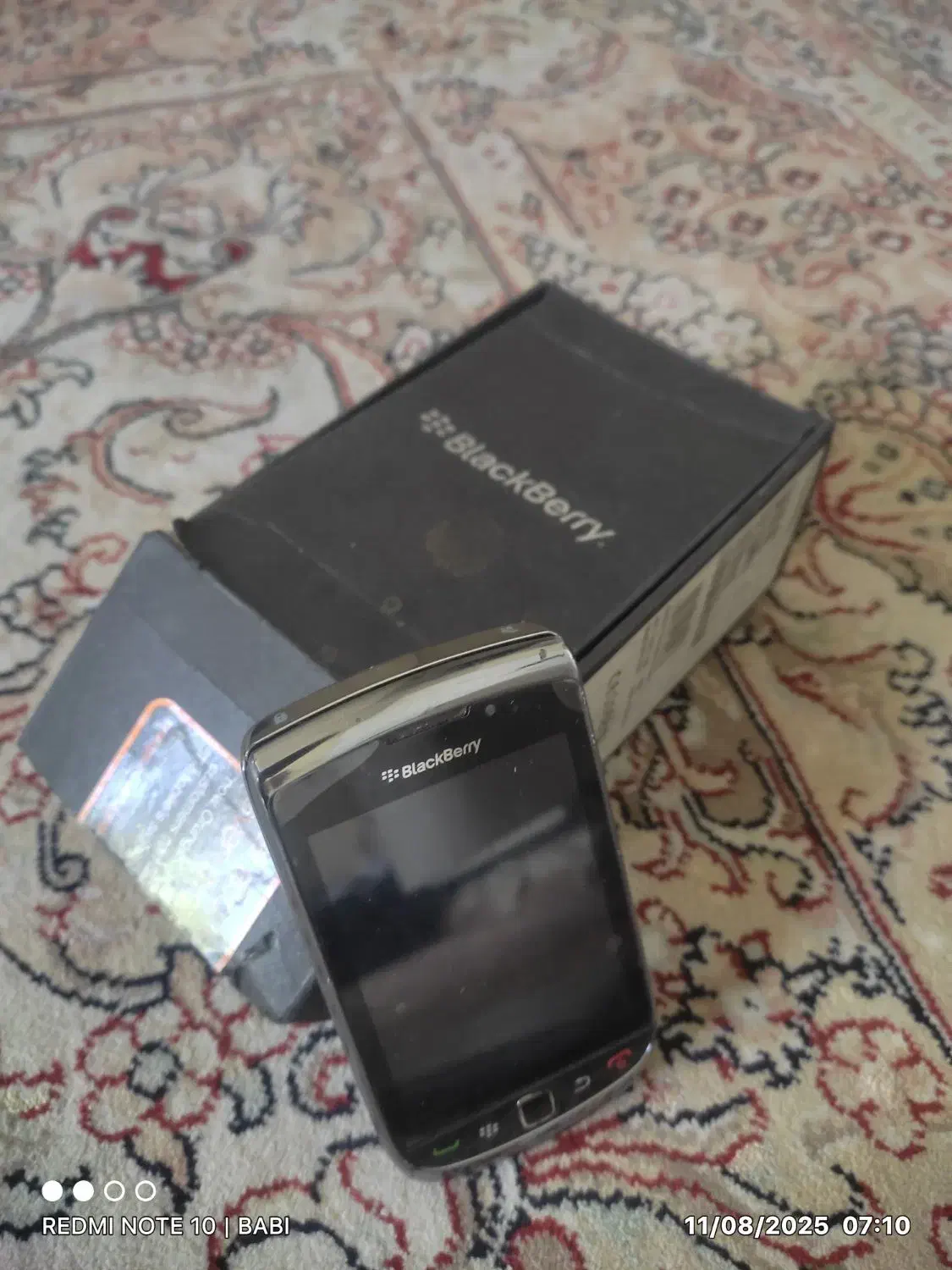 گوشی موبایل بلک بری همراه جعبه .لمسی و کشویی.|موبایل|تهران, نارمک|دیوار