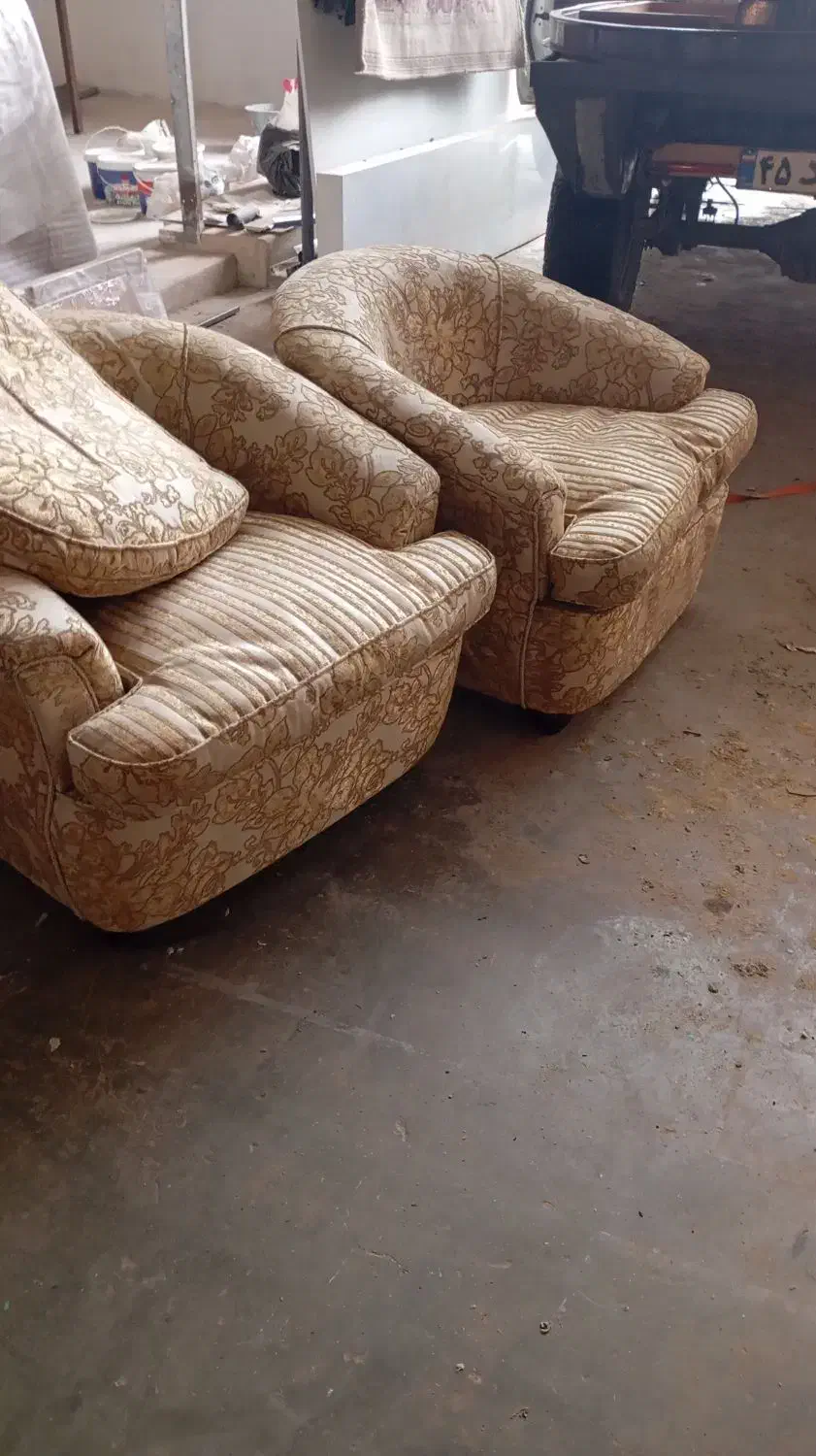 مبل هفت نفره راحتی|مبلمان خانگی و میز عسلی|پاکدشت, شهرک انقلاب|دیوار