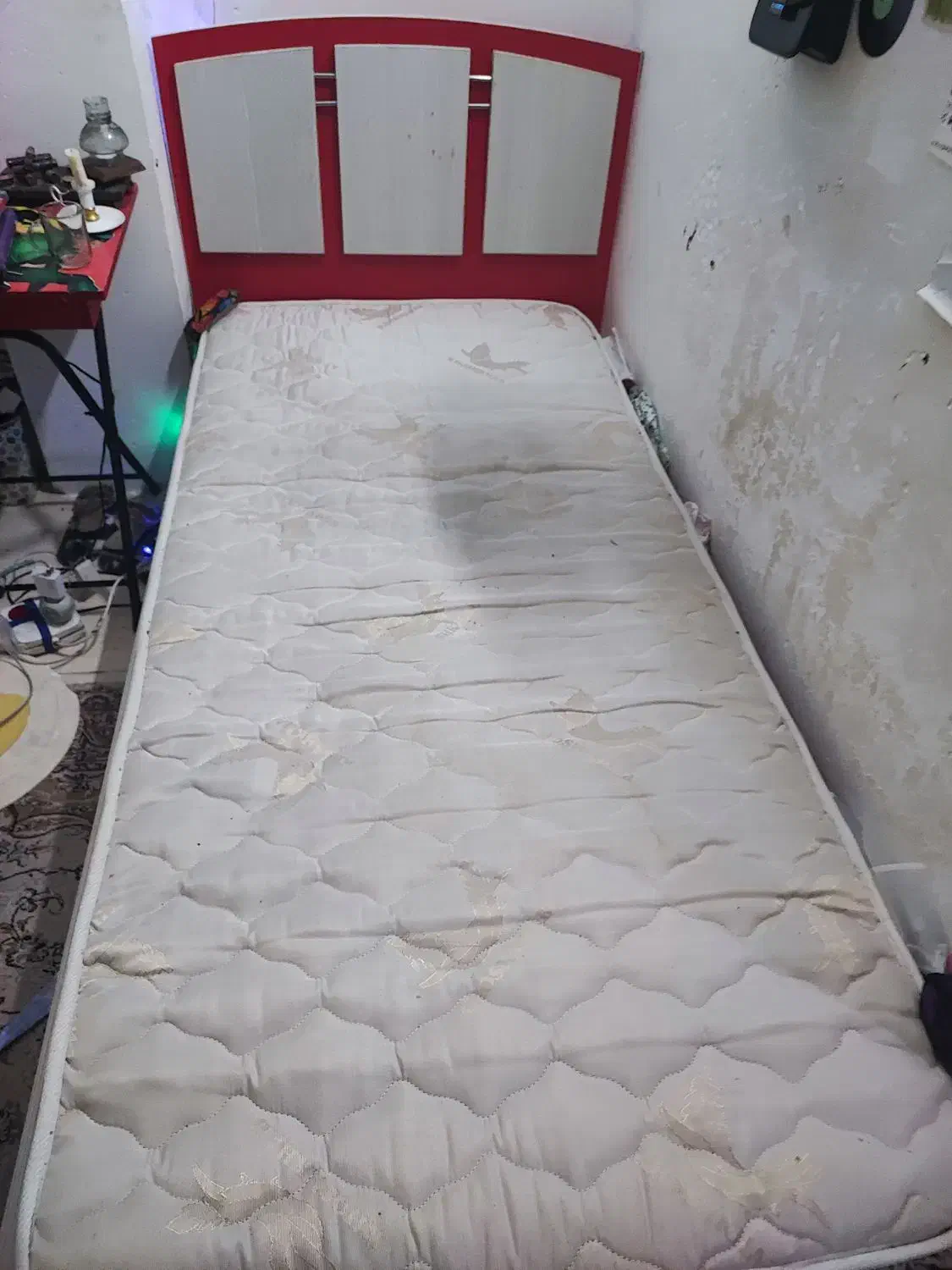 تخت یک نفره نوجوان دو عدد|تخت و سرویس خواب|گرگان, |دیوار