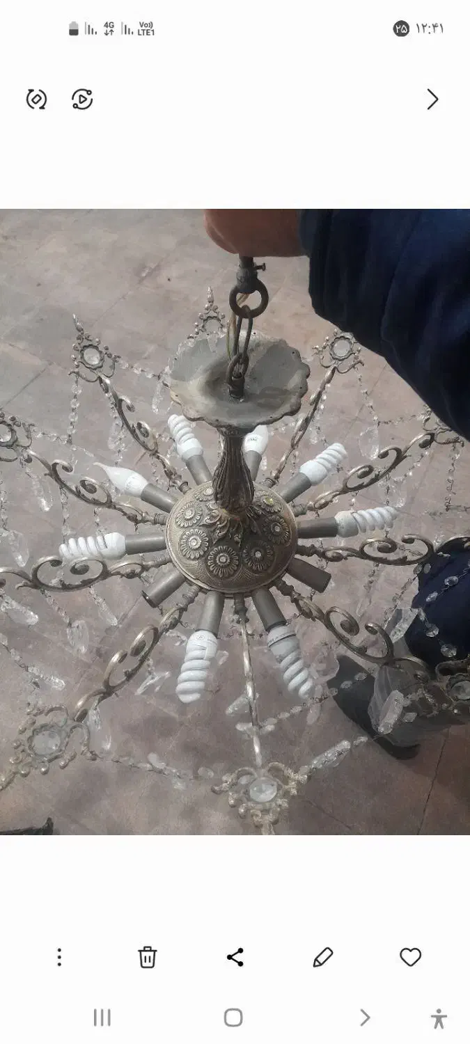 لوستر|لوستر و چراغ آویز|تبریز, |دیوار