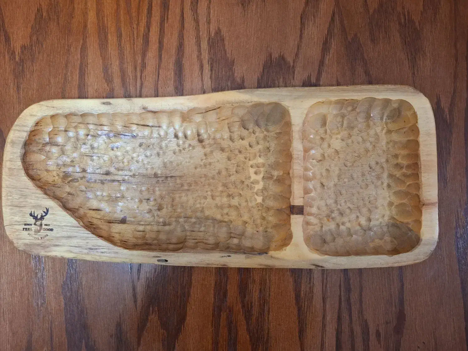 ظرف سرو و پذیرایی چوبی مارک دار دست ساز|ظروف سرو و پذیرایی|نورآباد, |دیوار