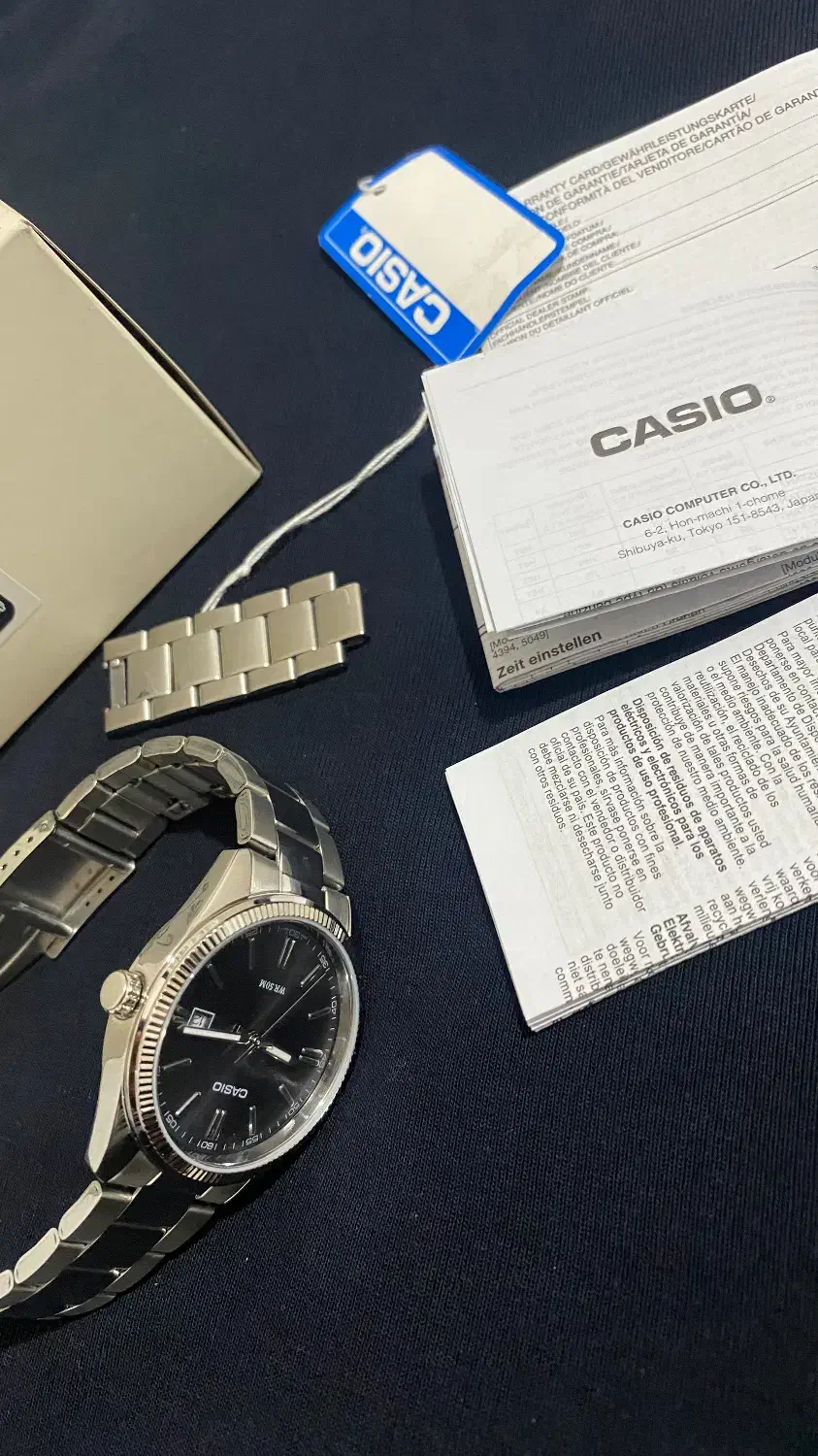 ساعت اصل CASIO مدل MTP|ساعت|آستارا, |دیوار