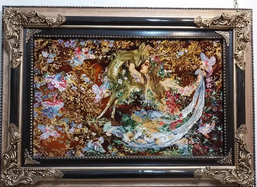 مینیاتور نیاز نوازش فرش دستباف رج ۵۰|فرش|تبریز, |دیوار