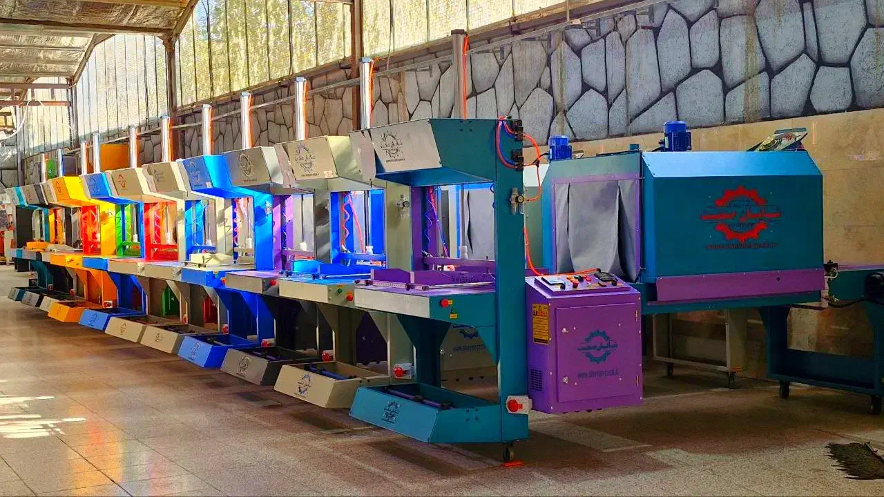 تولید دستگاه های بسته بندی شیرینگ پک مدرن درShiraz|ماشین‌آلات صنعتی|شیراز, ارم|دیوار