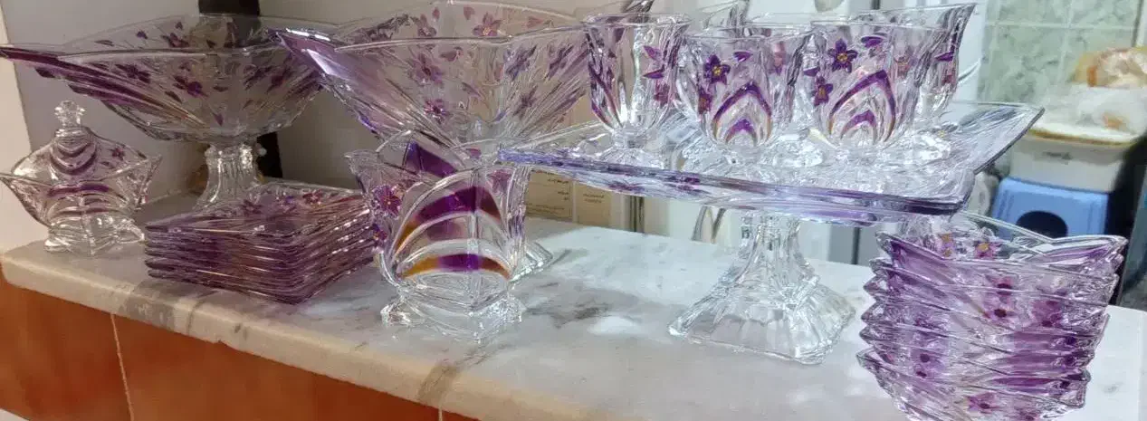 کریستال|ظروف سرو و پذیرایی|قم, شهر قائم|دیوار