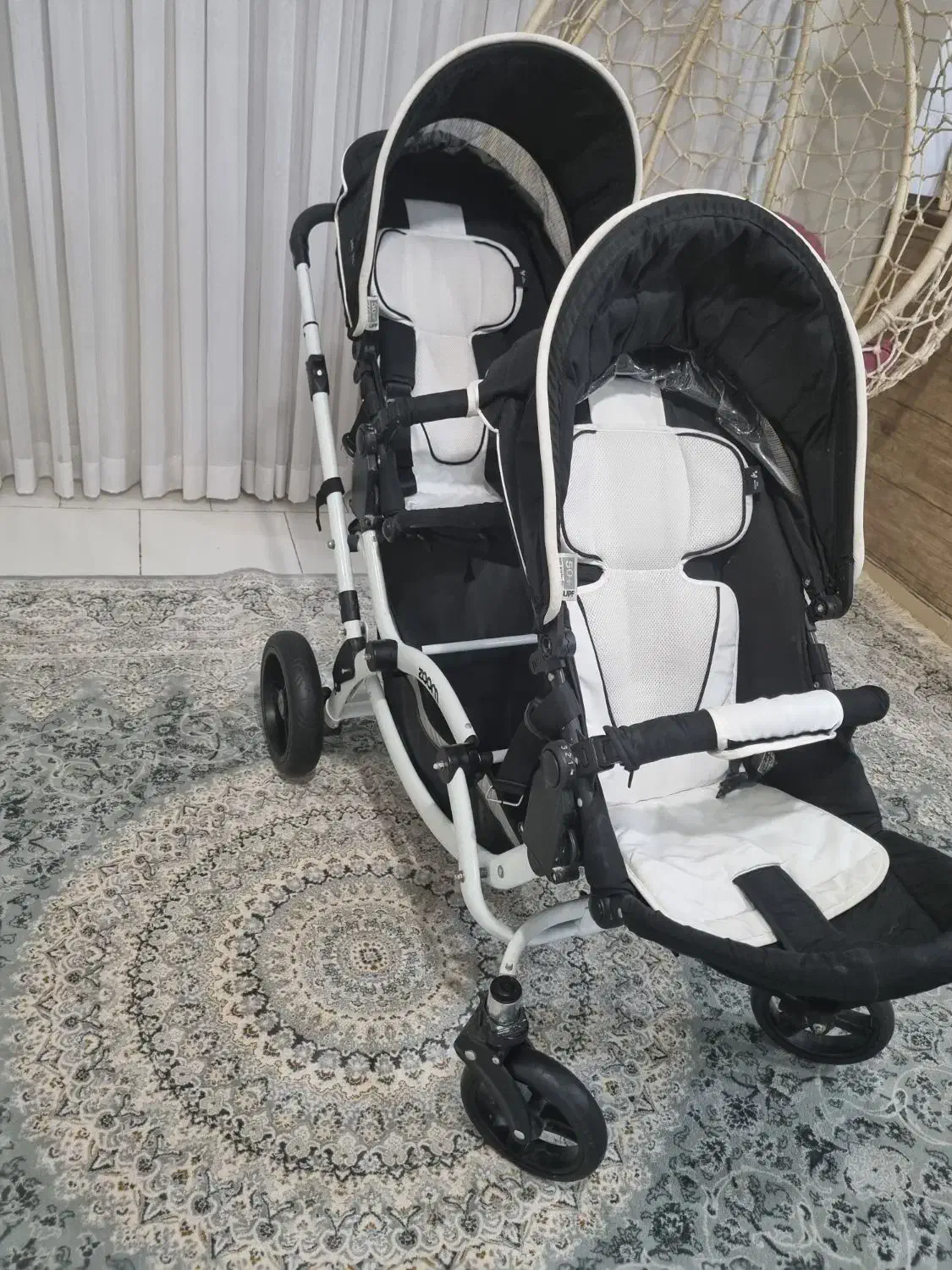 کالسکه کودک دوقلو|کالسکه و لوازم جانبی|کرج, شهرک بنفشه|دیوار