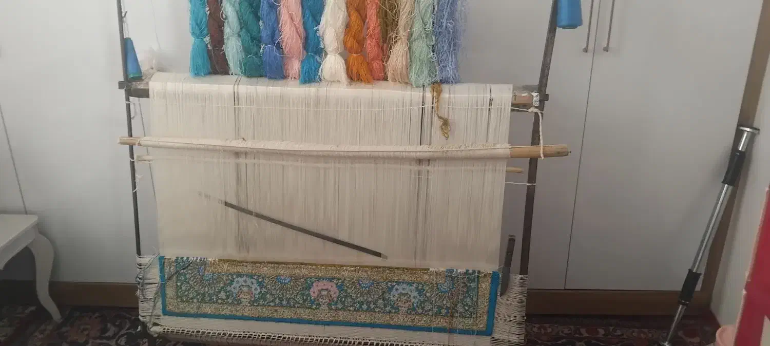 فرش ابریشم|فرش|ملکان, |دیوار