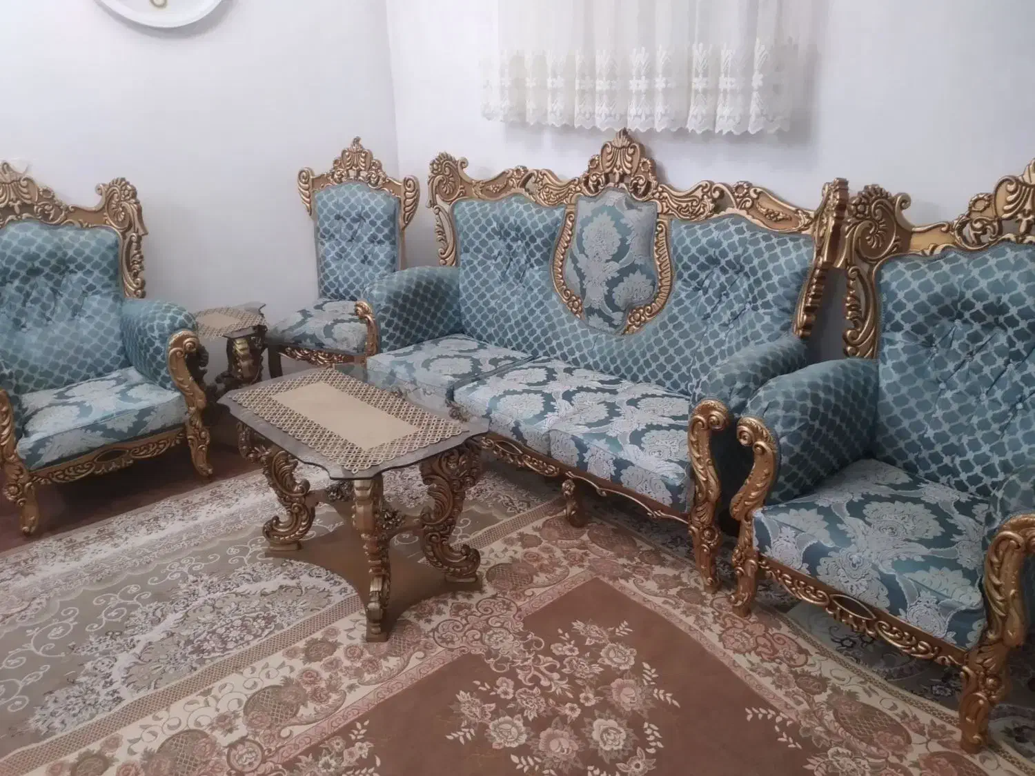 مبل سلطنتی|مبلمان خانگی و میز عسلی|تاکستان, |دیوار