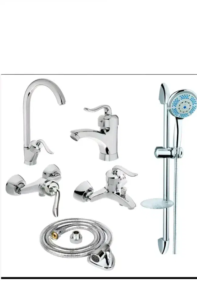 پک 6تیکه شیرآلات قاجاری مارک البرز|مصالح و تجهیزات ساختمان|بندر گناوه, |دیوار