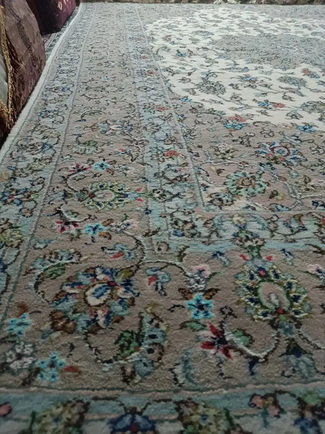 فرش دستبافت ۴۲خانه پشم و ابریشم ۶ متری|فرش|کاشان, فاز ۲ ناجی آباد|دیوار