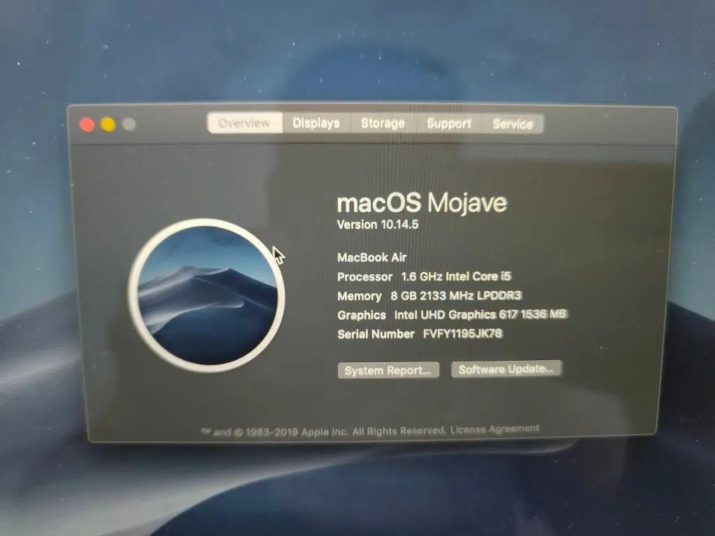 MackBook Air 2019|رایانه همراه|مشهد, دانشجو|دیوار