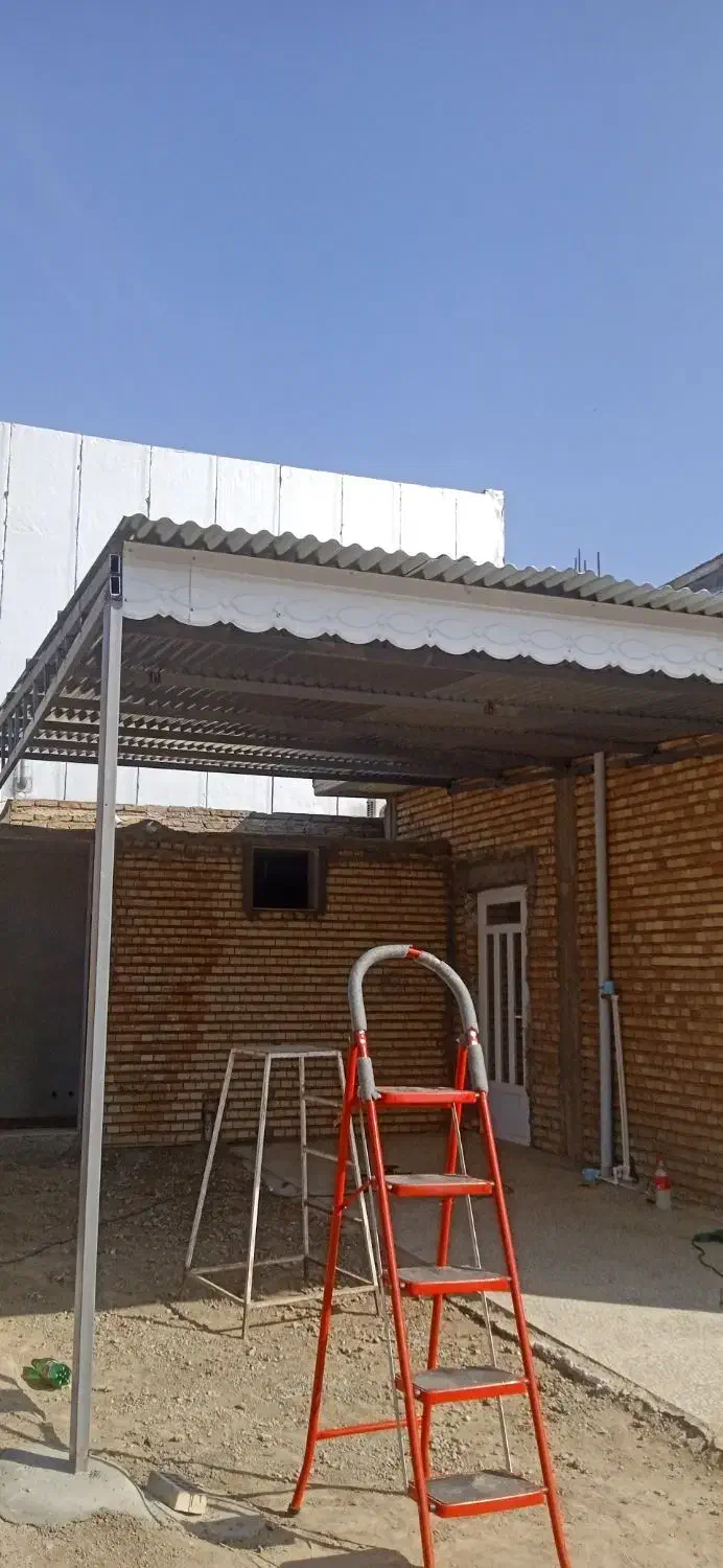 جوشکاری سایبان.درب حیاط.وسیمانکاری..|خدمات پیشه و مهارت|گنبد کاووس, |دیوار