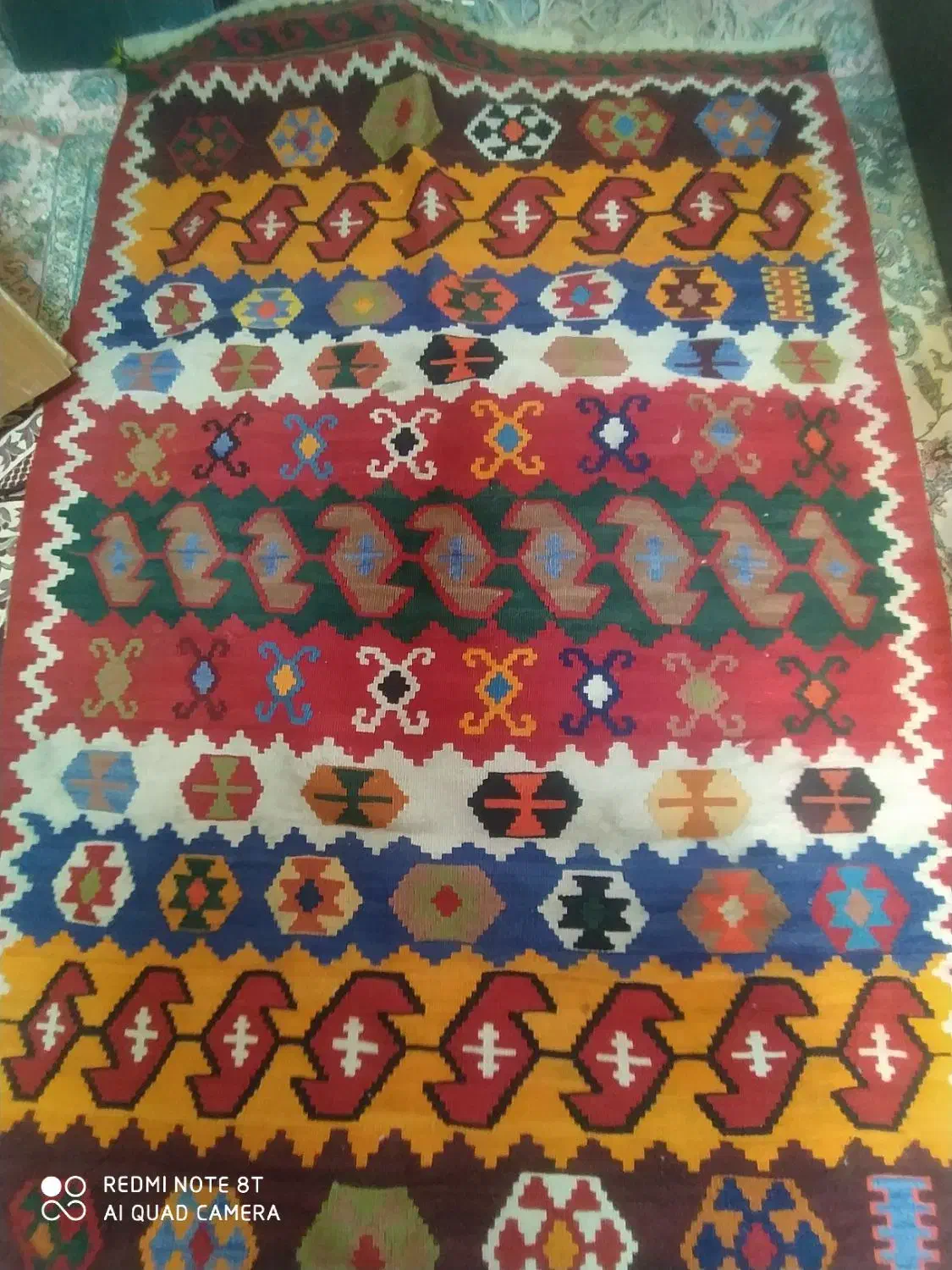 فرش ترکمن و گلیم|فرش|شیراز, ابیوردی|دیوار