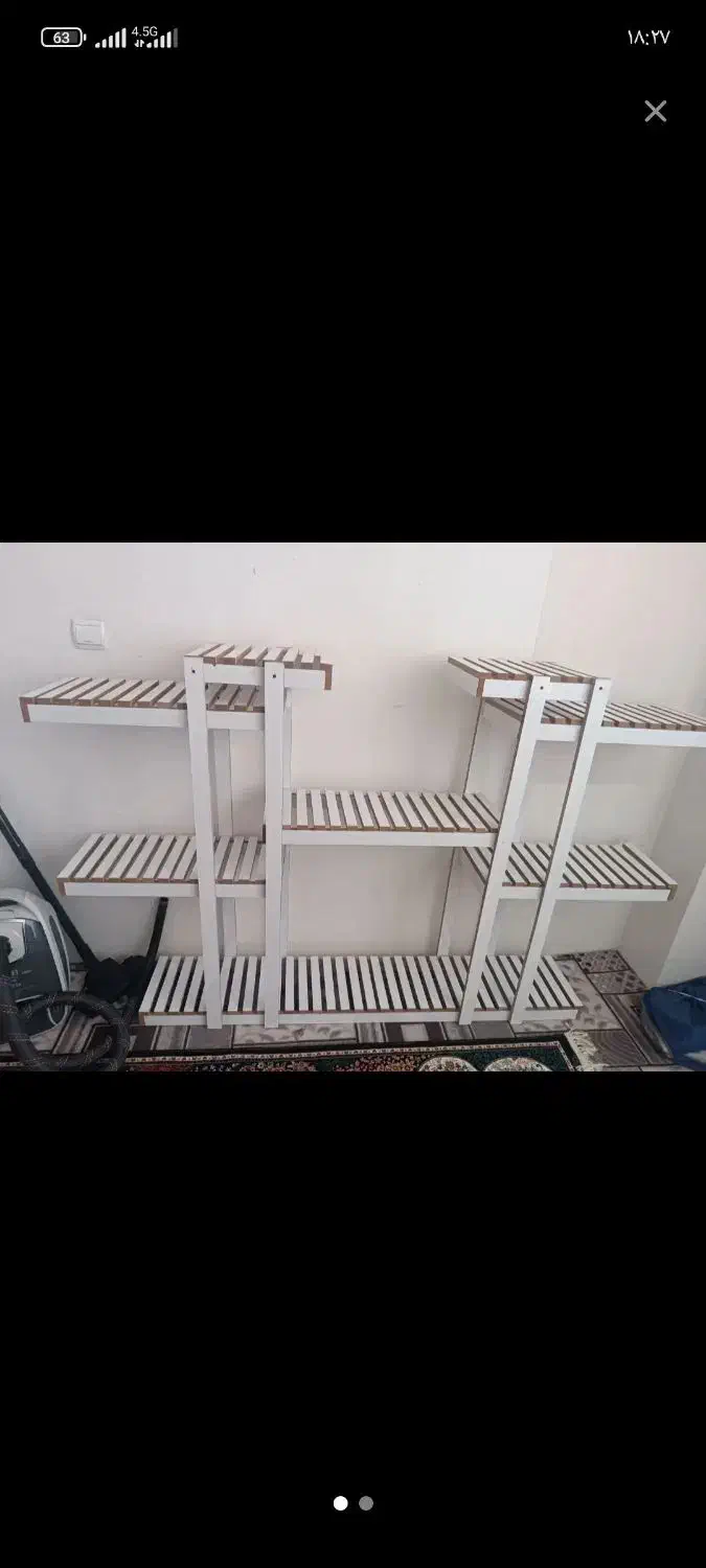 استند گلدان ام دی اف|صنایع دستی و سایر لوازم تزئینی|ملکان, |دیوار