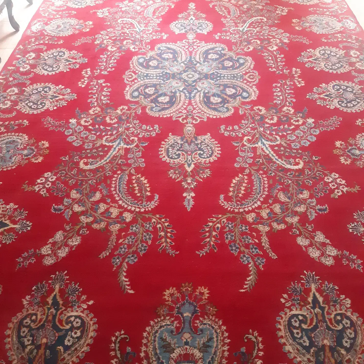 فرش دستباف درباری|فرش|اصفهان, باغ فدک|دیوار