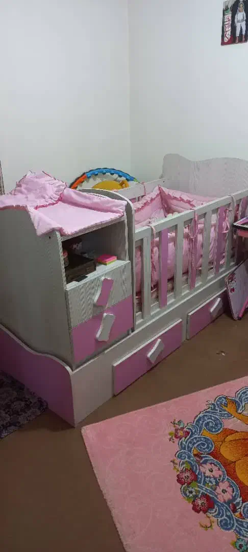 تخت خواب نوزادی و نوجوانی|تخت و صندلی بچه|محمدشهر, محمدشهر|دیوار