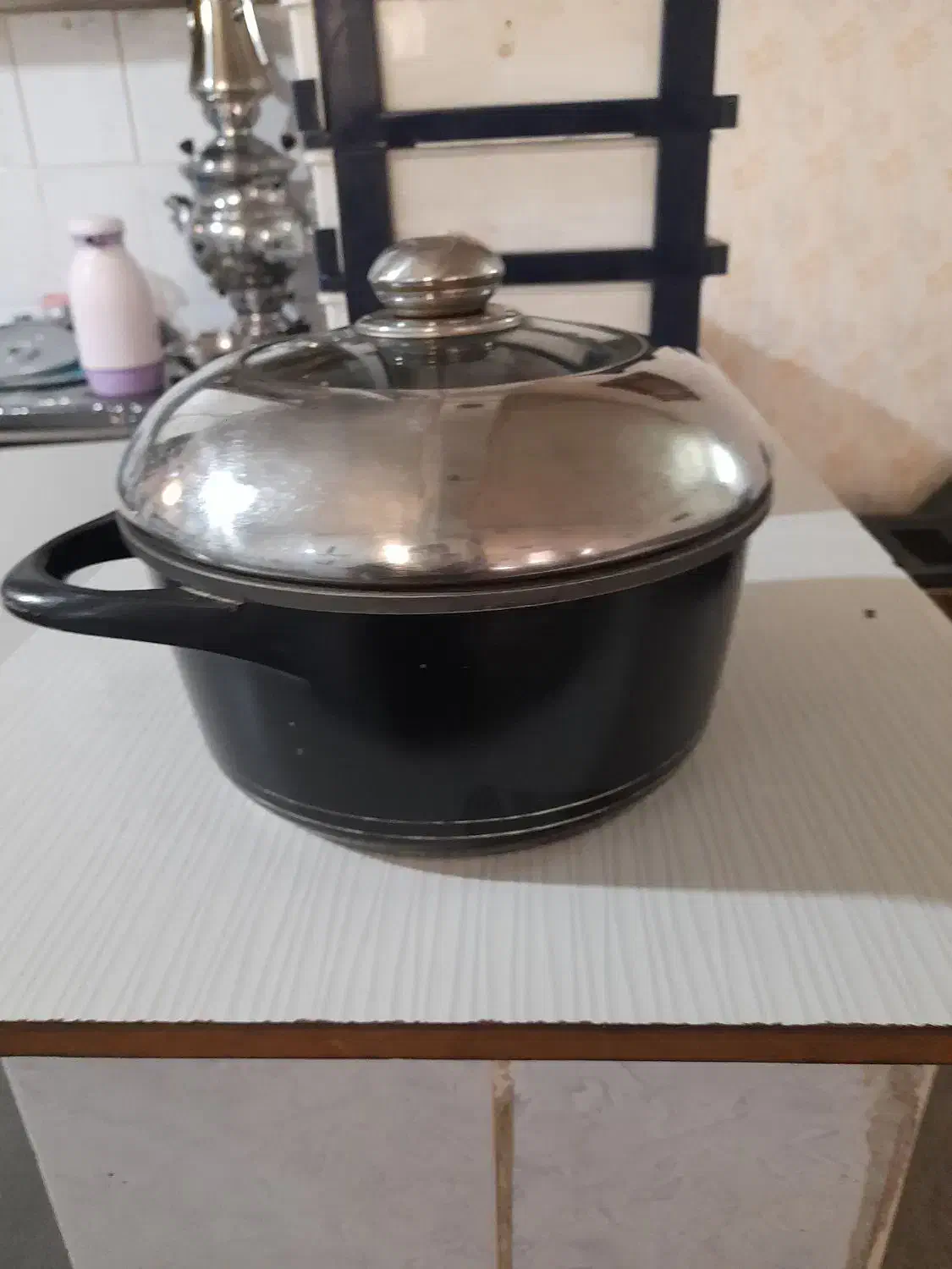 قابلمه دسینی اصلی سایز متوسط،برای ۴ نفره وفویل|ظروف پختوپز|کرمانشاه, |دیوار