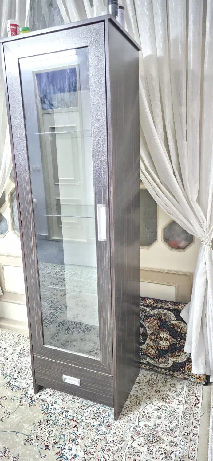 بوفه چوبی ویترین|بوفه، ویترین، کنسول|مشهد, کوشش|دیوار