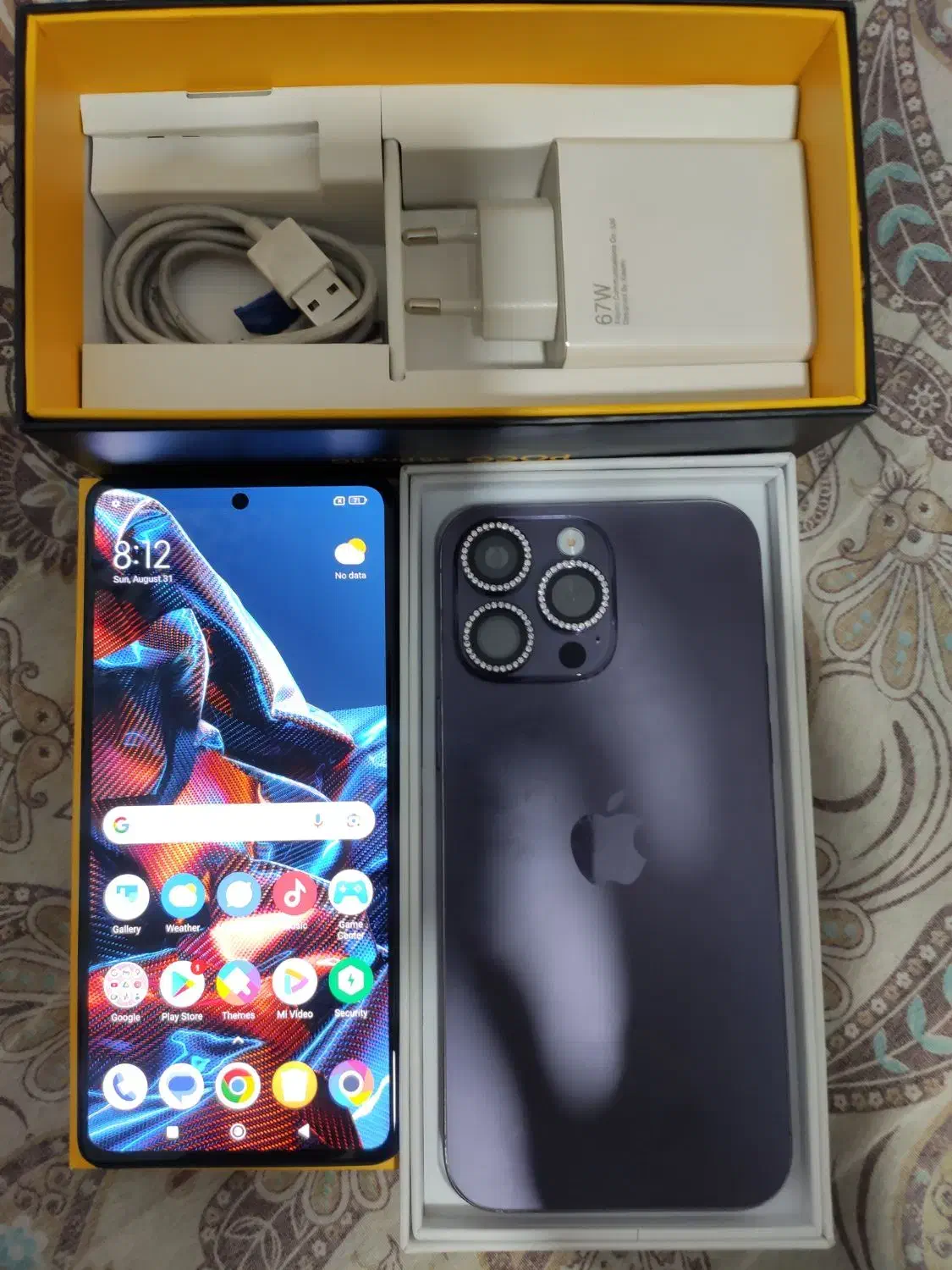 شیائومی poco x5 pro ایفون 14 پرومکس کپی|موبایل|شیراز, نصر|دیوار