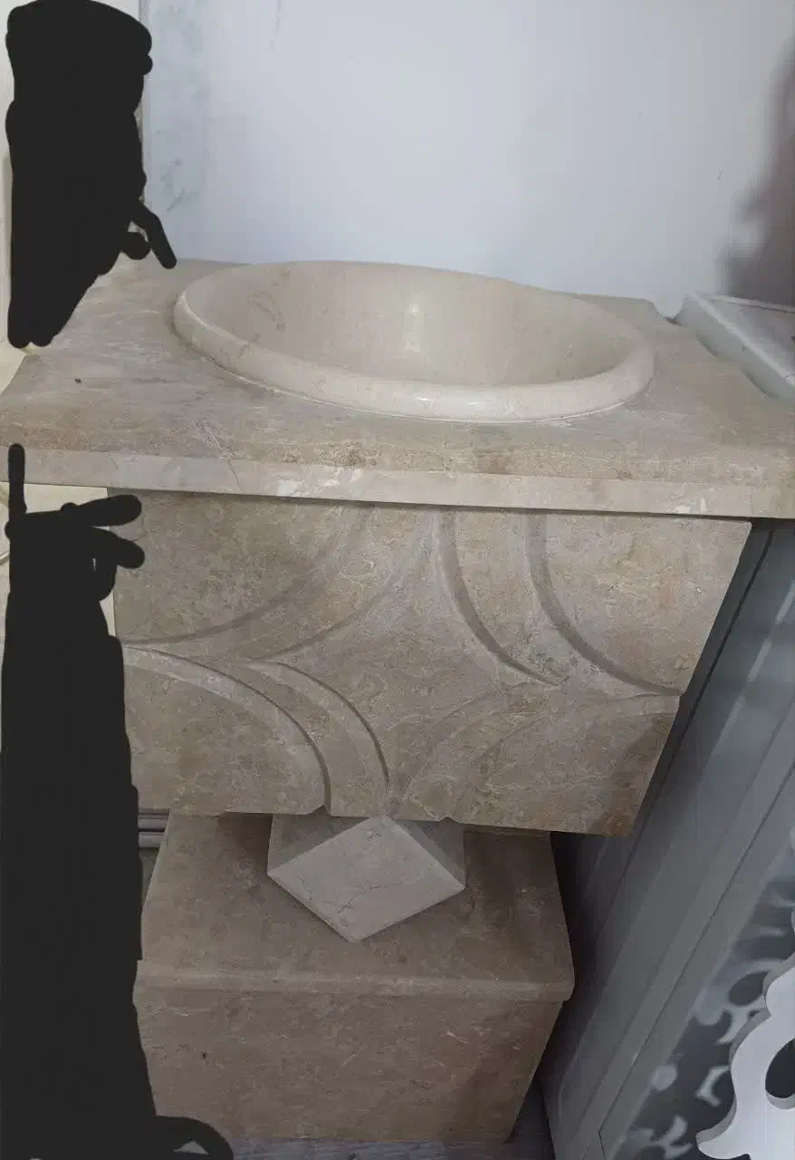 روشویی سنگی|لوازم سرویس بهداشتی|مهاجران, |دیوار