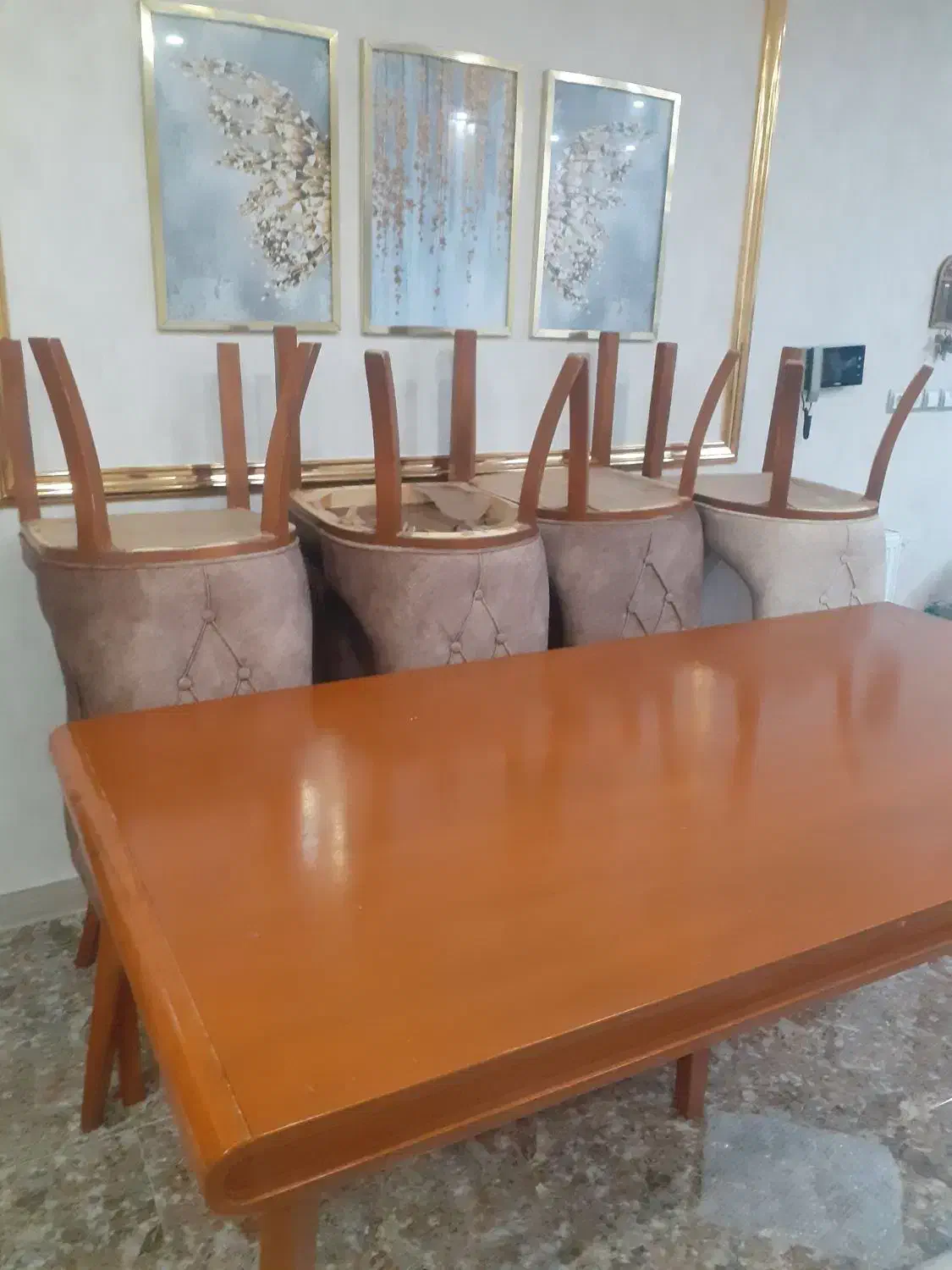 میز نهار خوری ۸ نفره|میز و صندلی غذاخوری|رشت, حمیدیان|دیوار