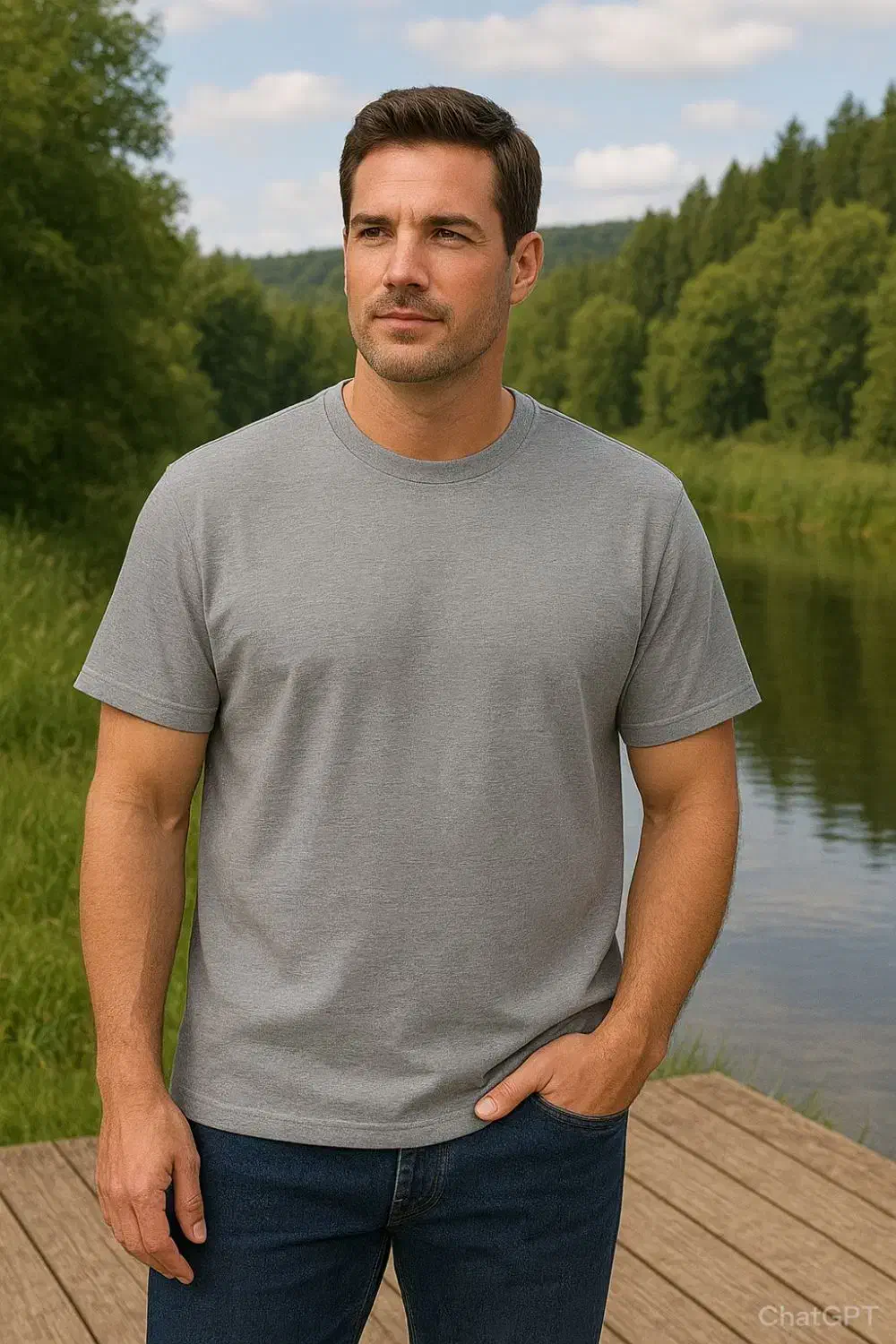 تیشرت نخ پنبه گرم بالا|لباس|قم, شاه احمد قاسم|دیوار