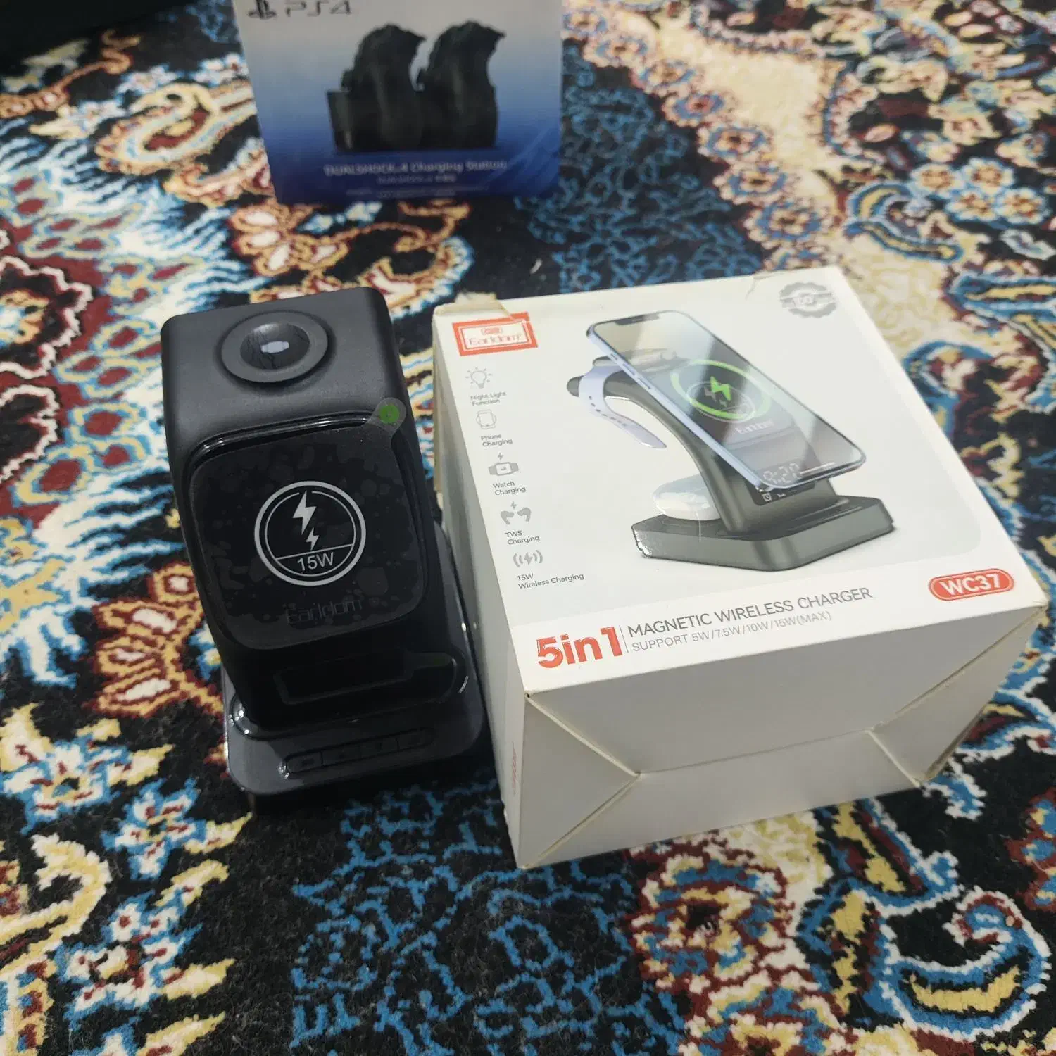 شارژر وایرلس و شارژر دسته PS4|لوازم جانبی موبایل و تبلت|اهواز, پردیس|دیوار