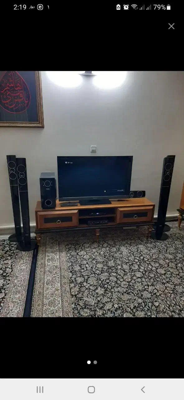 تلوزیون 42  ال سی دی سونی اصل / بهمراه سینما خانگی|تلویزیون و پروژکتور|تهران, سلسبیل شمالی|دیوار