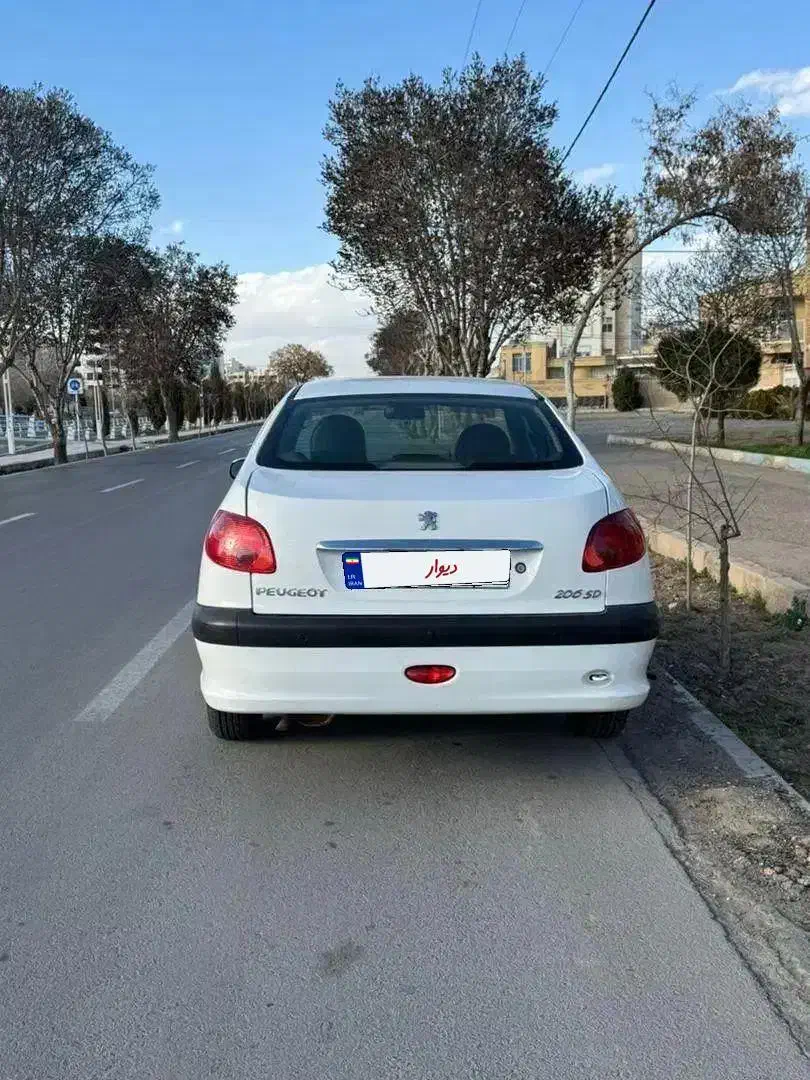 206 مدل ۹۵|خودرو سواری و وانت|شاهین‌شهر, فردوسی|دیوار