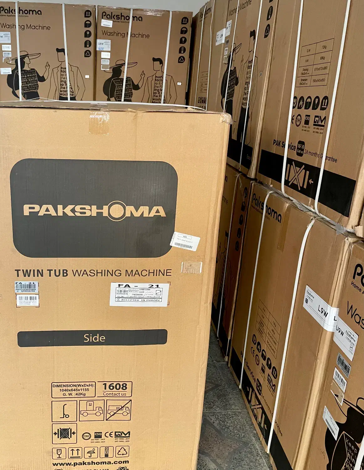 ماشین لباسشویی دو قلو 21 کیلوگرم پاکشوما مدل FA21|ماشین لباسشویی و خشک‌کن لباس|تهران, امانیه|دیوار