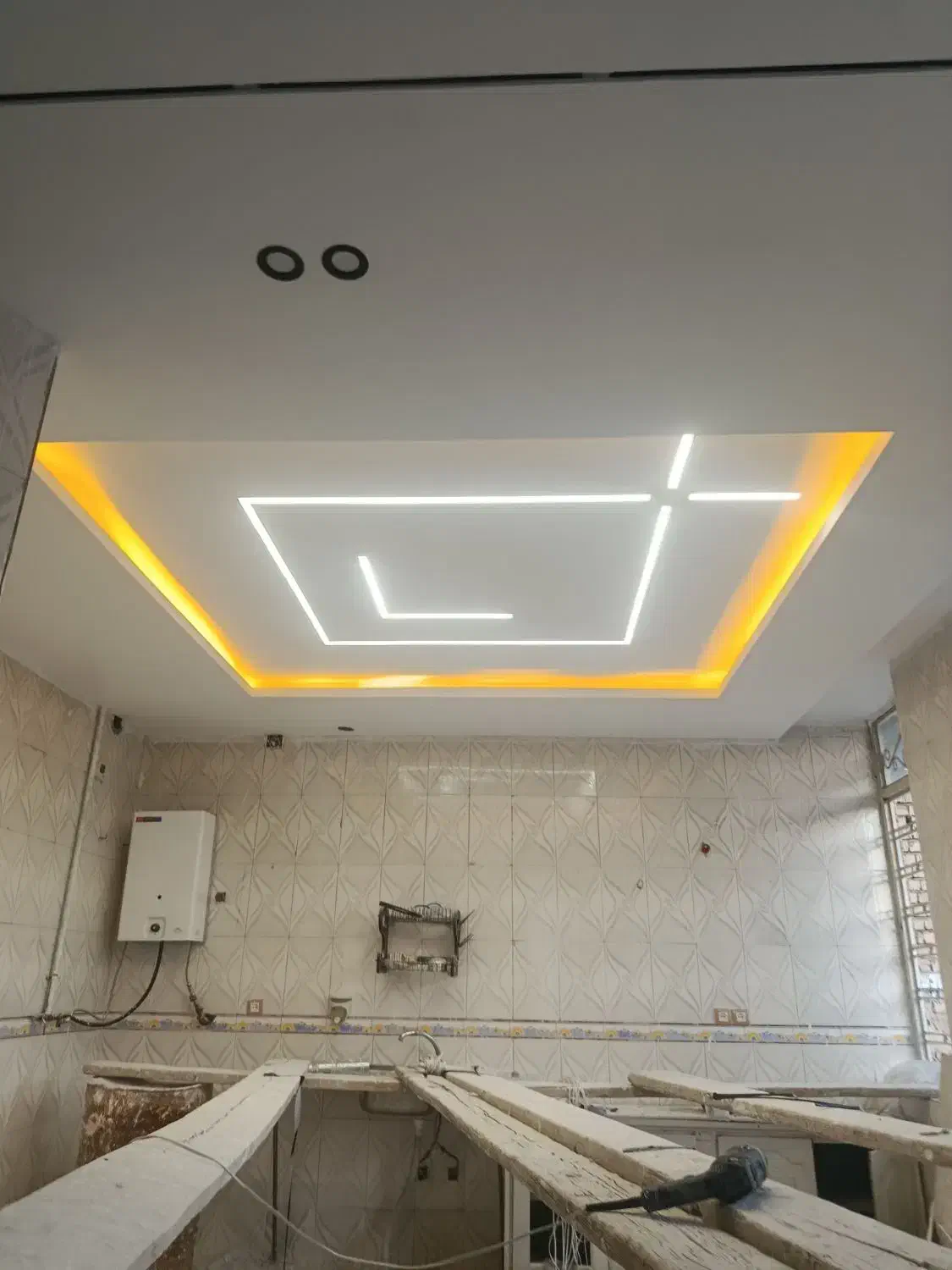 اجرای تخصصی کناف تایل دامپا.لاین نوری|خدمات پیشه و مهارت|مرودشت, ژیان|دیوار