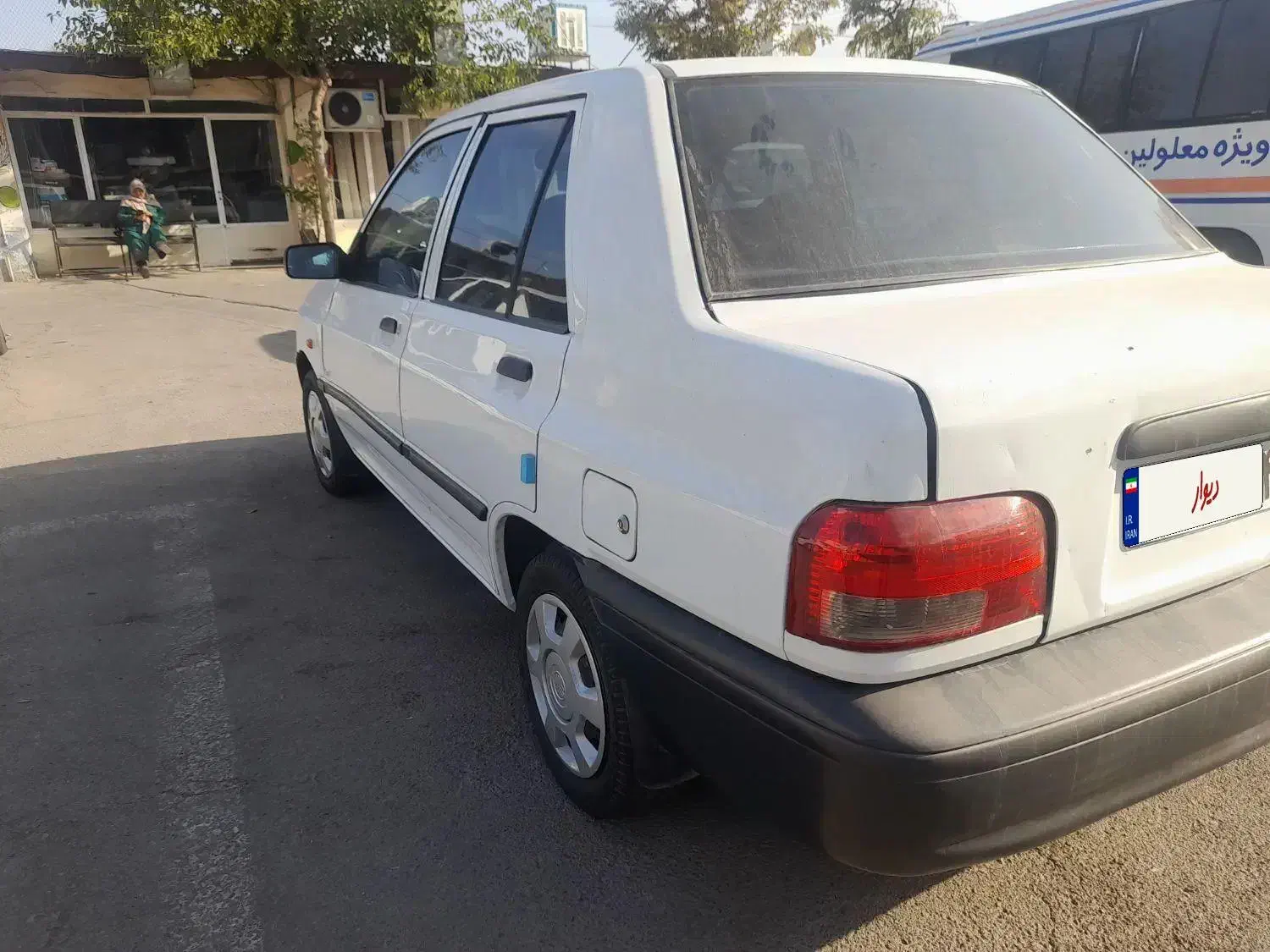 پرایدسفید ۹۴ بی رنگ|خودرو سواری و وانت|قزوین, |دیوار