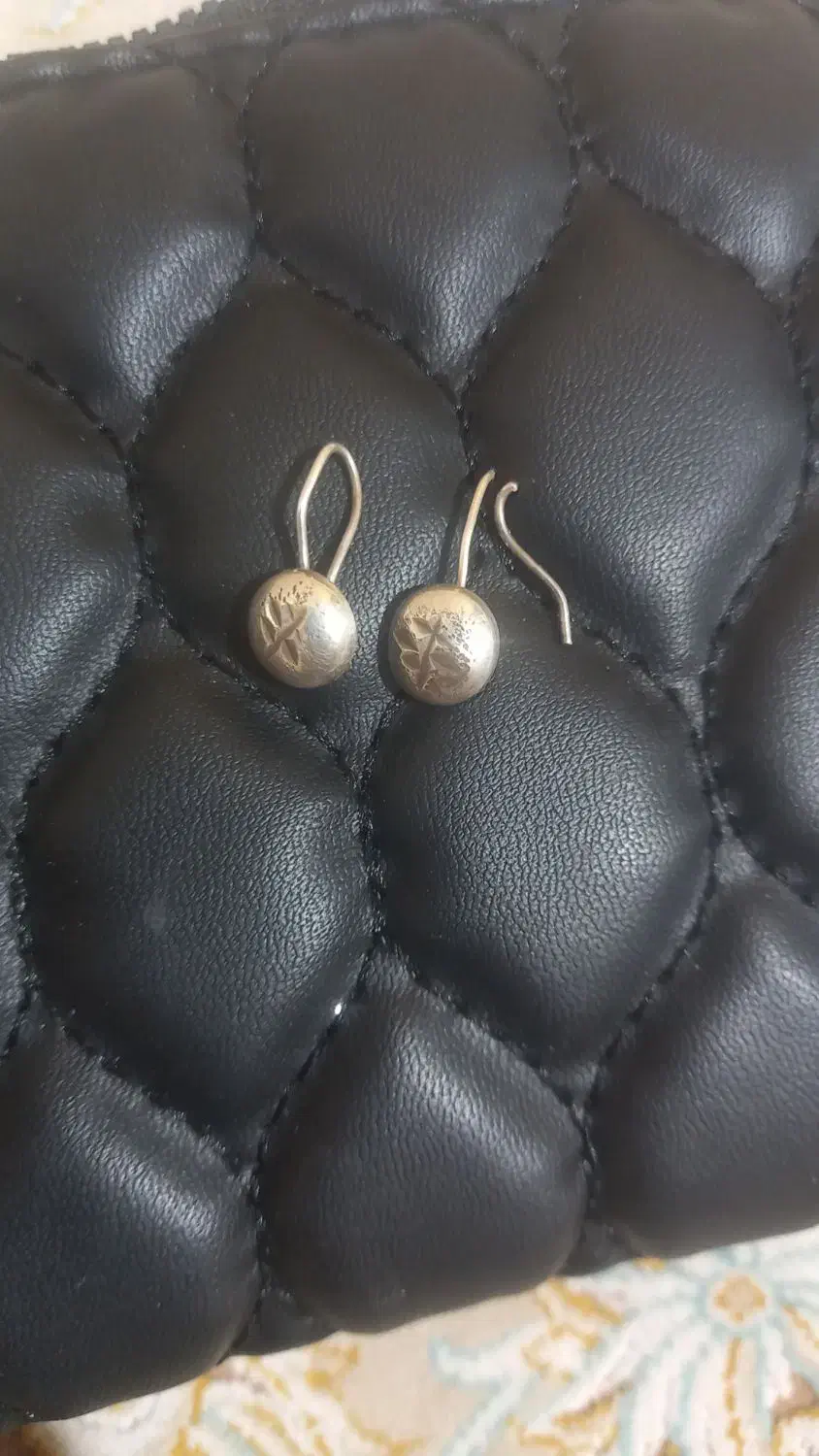 گوشواره نقره شکسته|جواهرات|خرمآباد, |دیوار