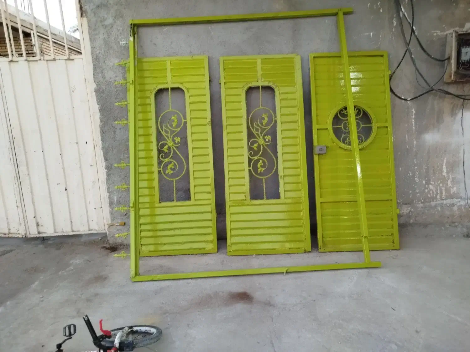 درب حیاط ماشین رو|مصالح و تجهیزات ساختمان|چمران, |دیوار