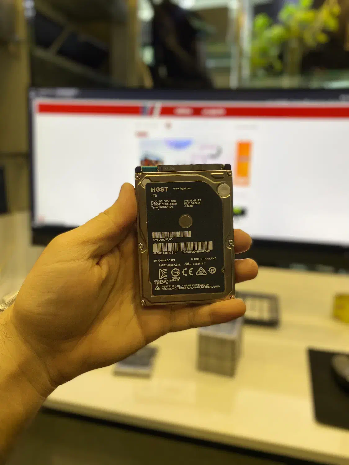 هارد 2.5 اینچی لپ تاپی ظرفیت 1 ترابایت|قطعات و لوازم جانبی رایانه|تهران, میدان ولیعصر|دیوار