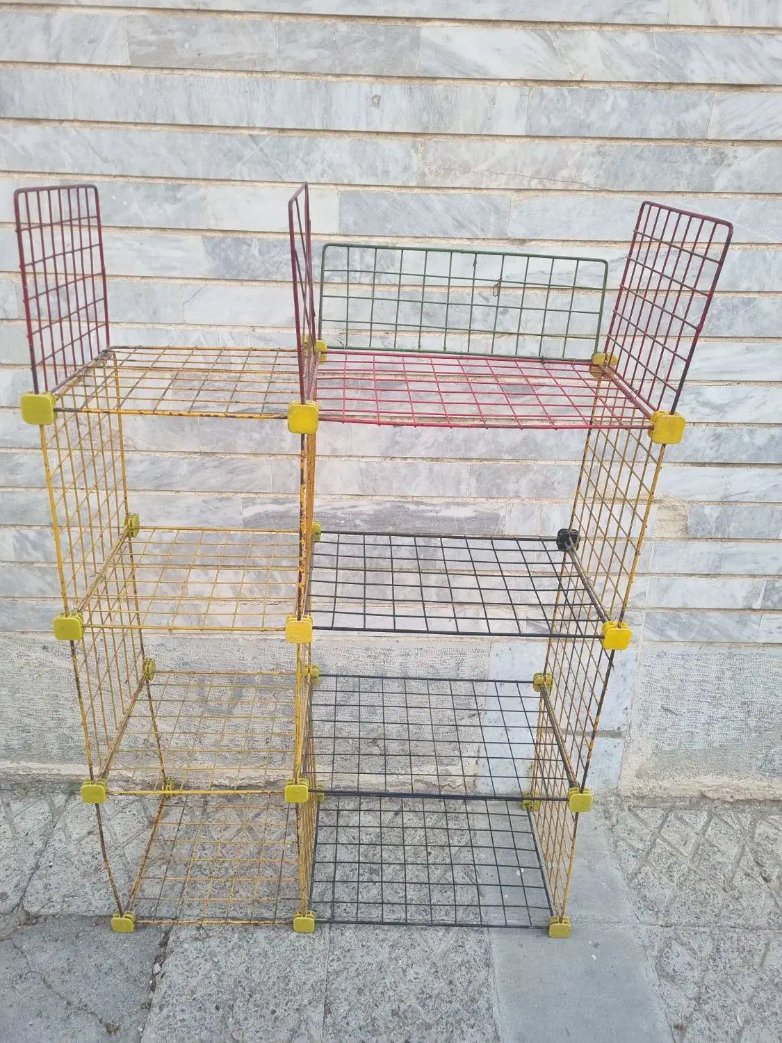 قفسه مشبک|کتابخانه، شلف، قفسههای دیواری|کرج, بنیاد|دیوار