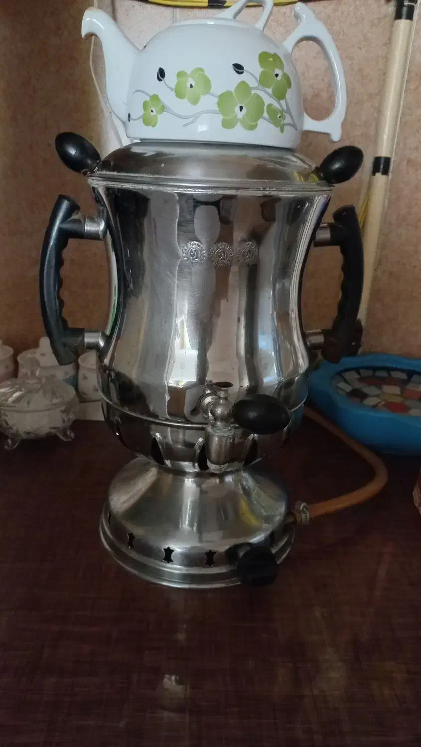 سماورگازی باقوری ۳کاره|سماور، چایساز، قهوهساز|کرمانشاه, |دیوار