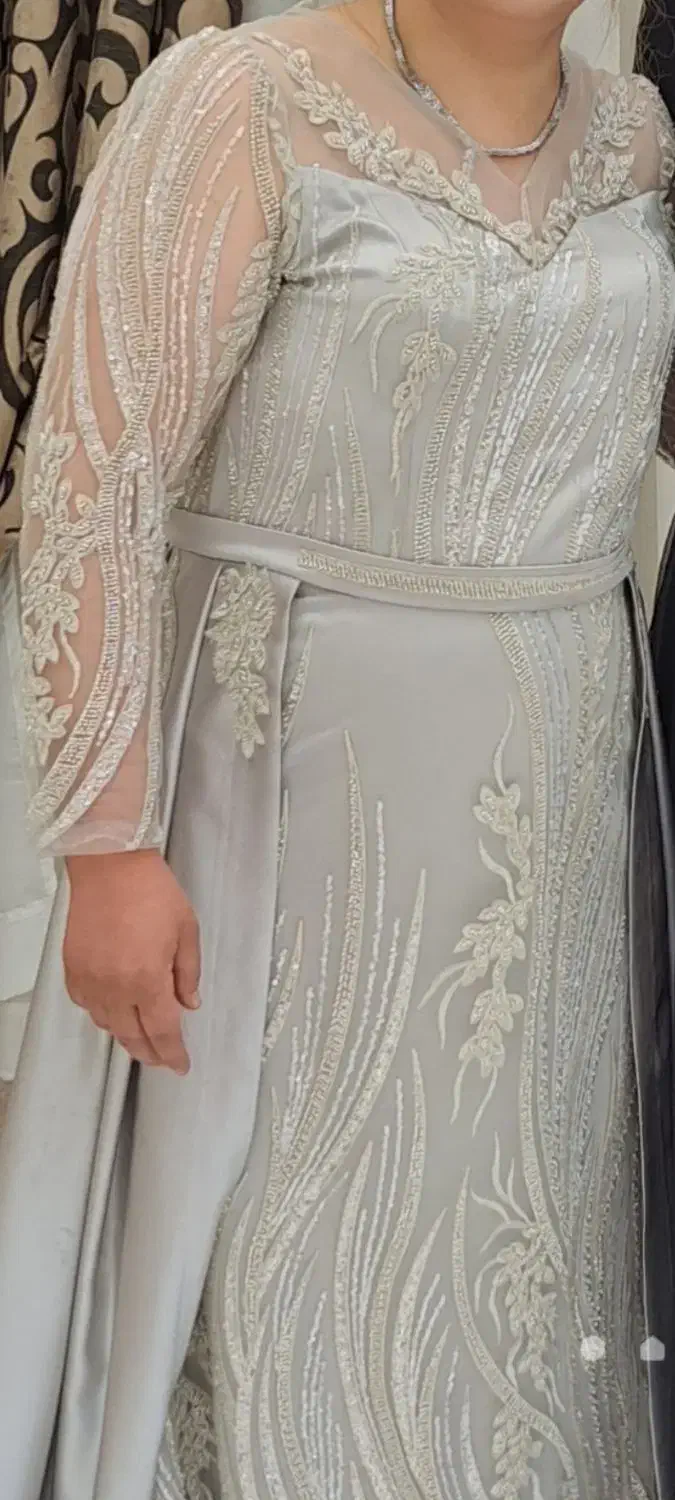 لباس مجلسی فول کار شده|لباس|بهار, |دیوار