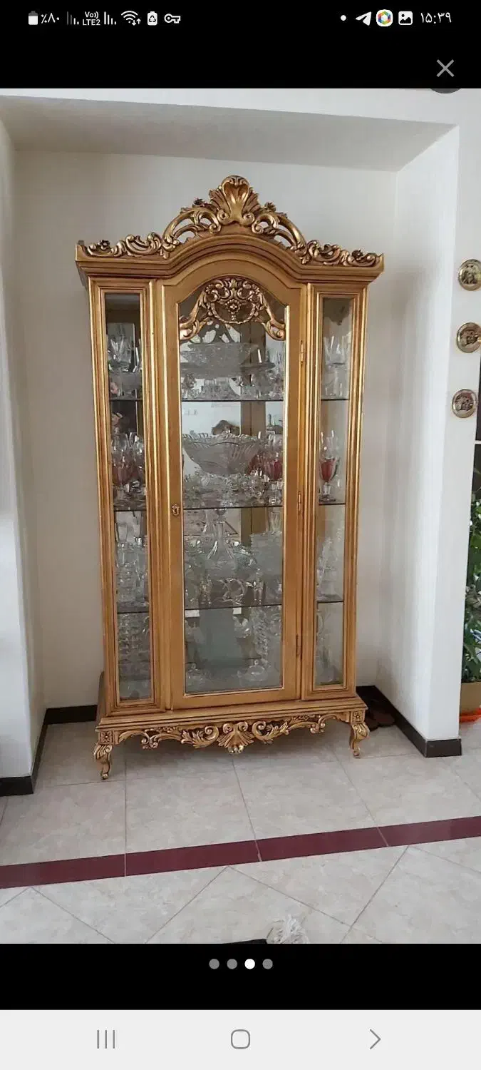 بوفه چهار طبقه|بوفه، ویترین، کنسول|پردیس, فاز ۸|دیوار