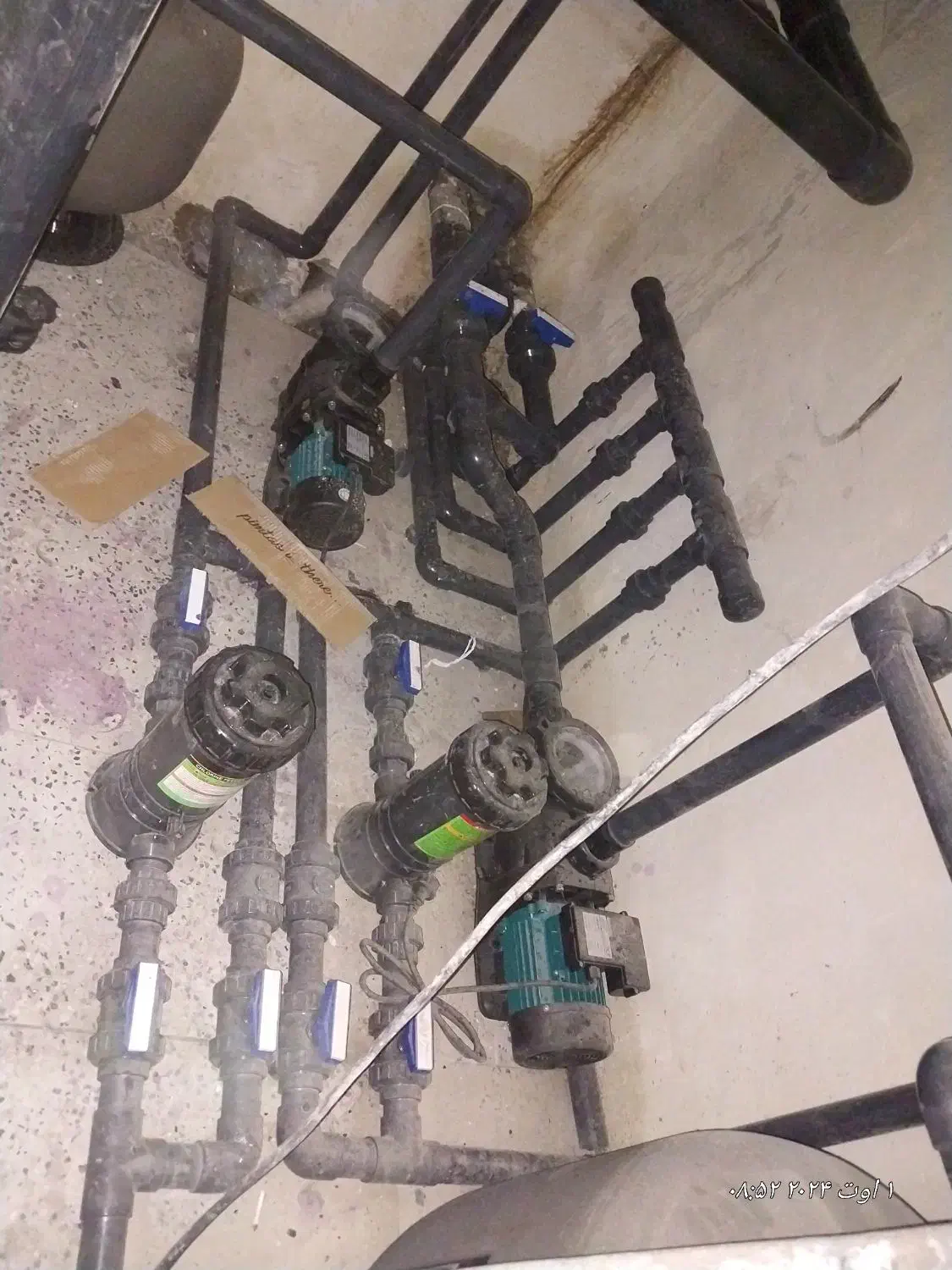 تاسیسات استخر وجکوزی. ساختمات. موتور خانه.|خدمات پیشه و مهارت|اصفهان, آبشار|دیوار