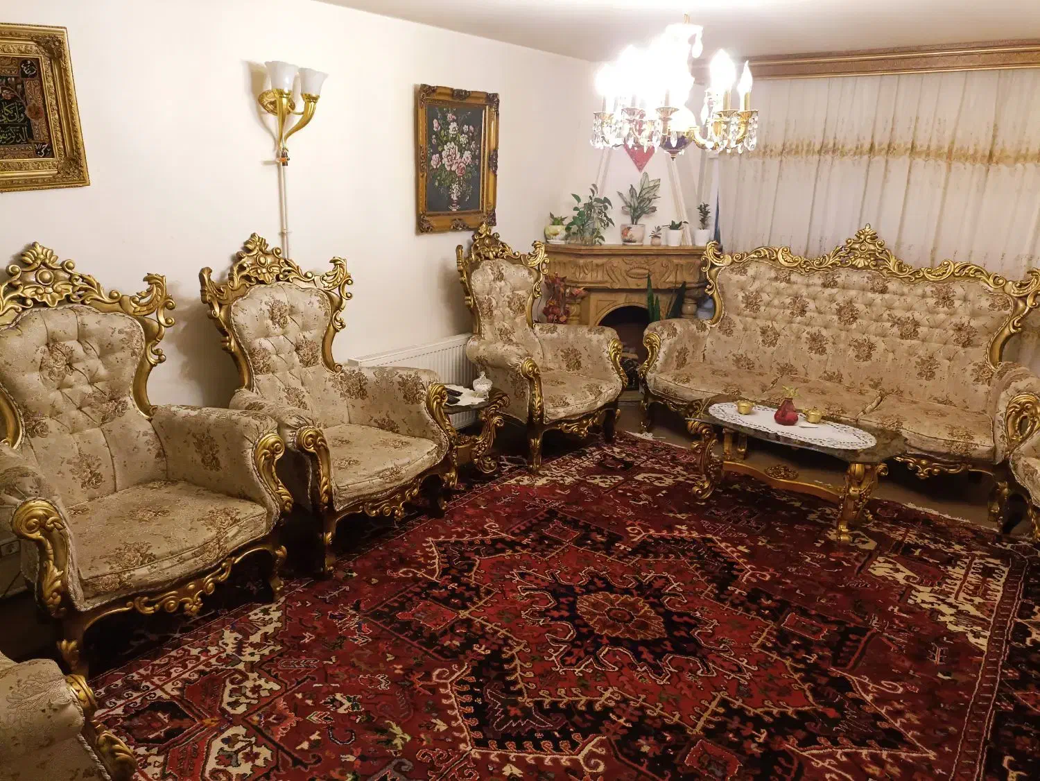 مبل سلطنتی|مبلمان خانگی و میز عسلی|تبریز, |دیوار